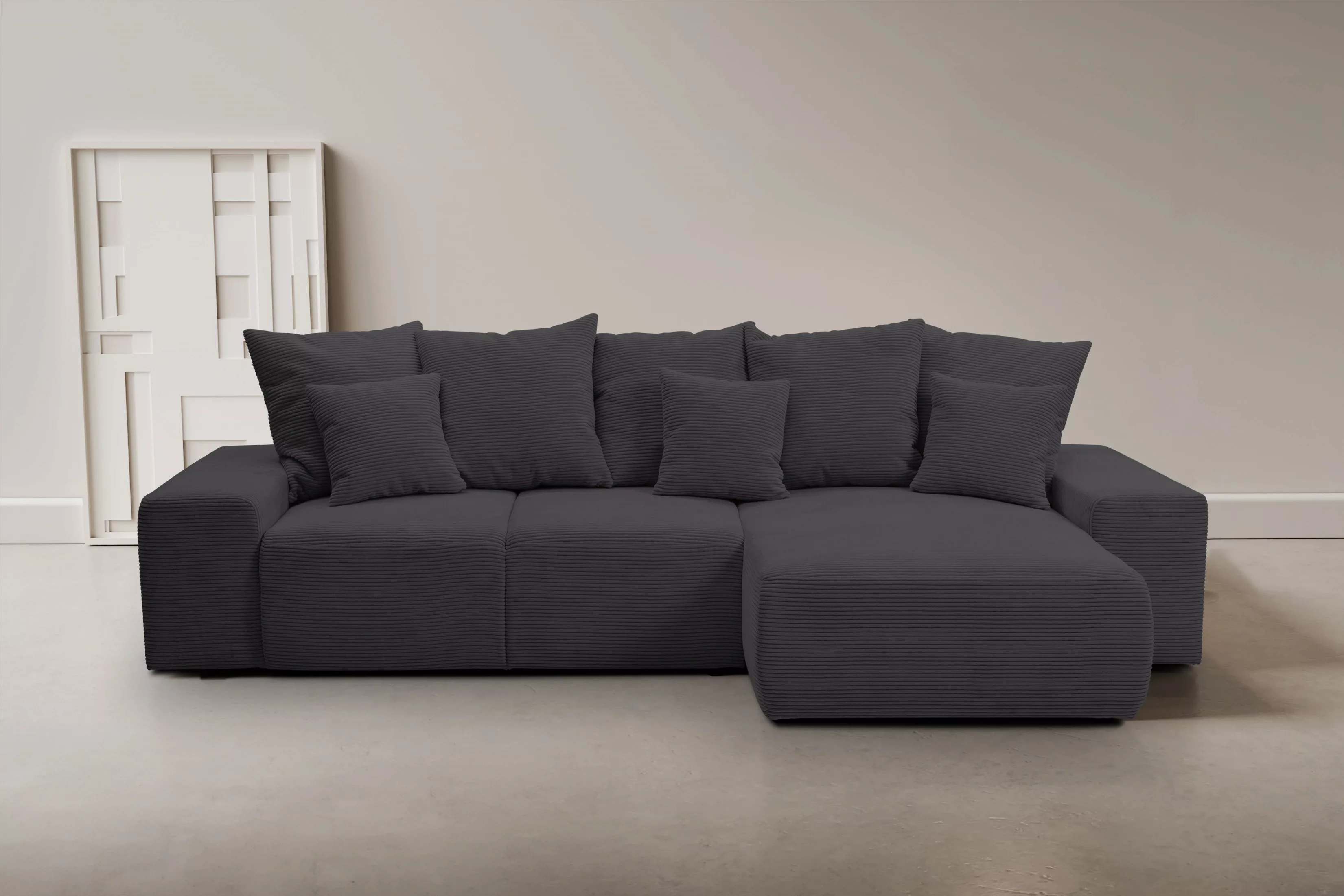 WERK2 Ecksofa "Riwa, modernes Sofa zum Kuscheln und Entspannen, Breite 300c günstig online kaufen