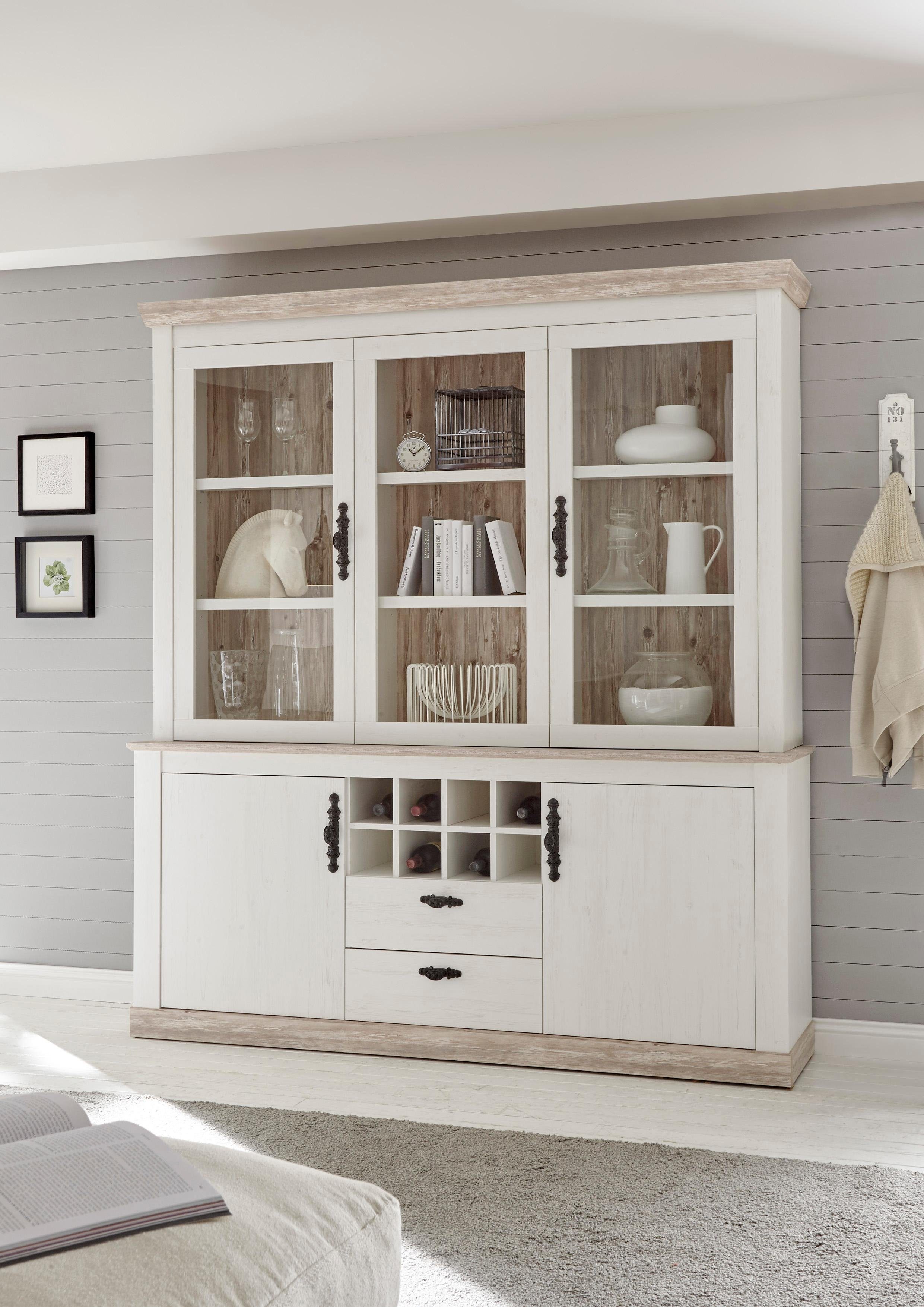 Home affaire Buffet "Florenz", im romantischen Landhaus-Look, Höhe 205 cm günstig online kaufen
