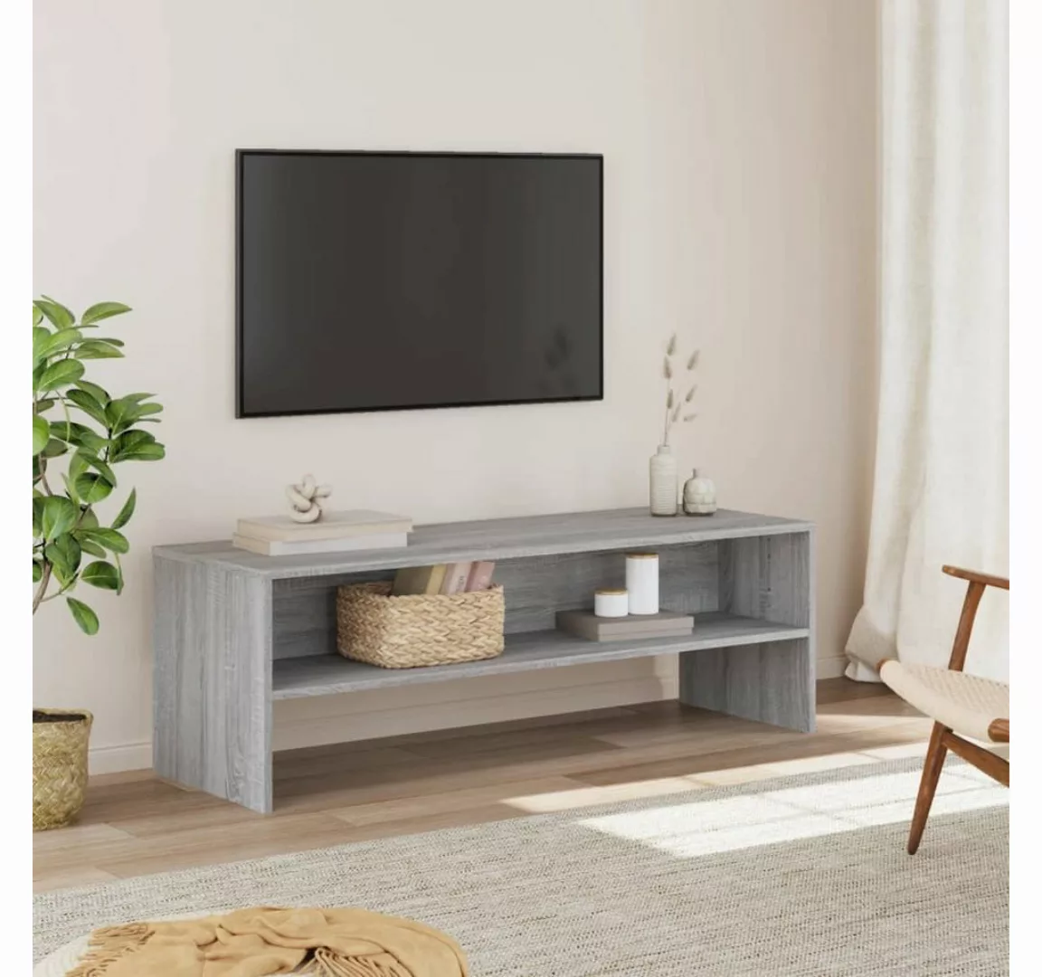 vidaXL Schrankmodule TV-Schrank Grau Sonoma 120x40x40 cm Holzwerkstoff günstig online kaufen