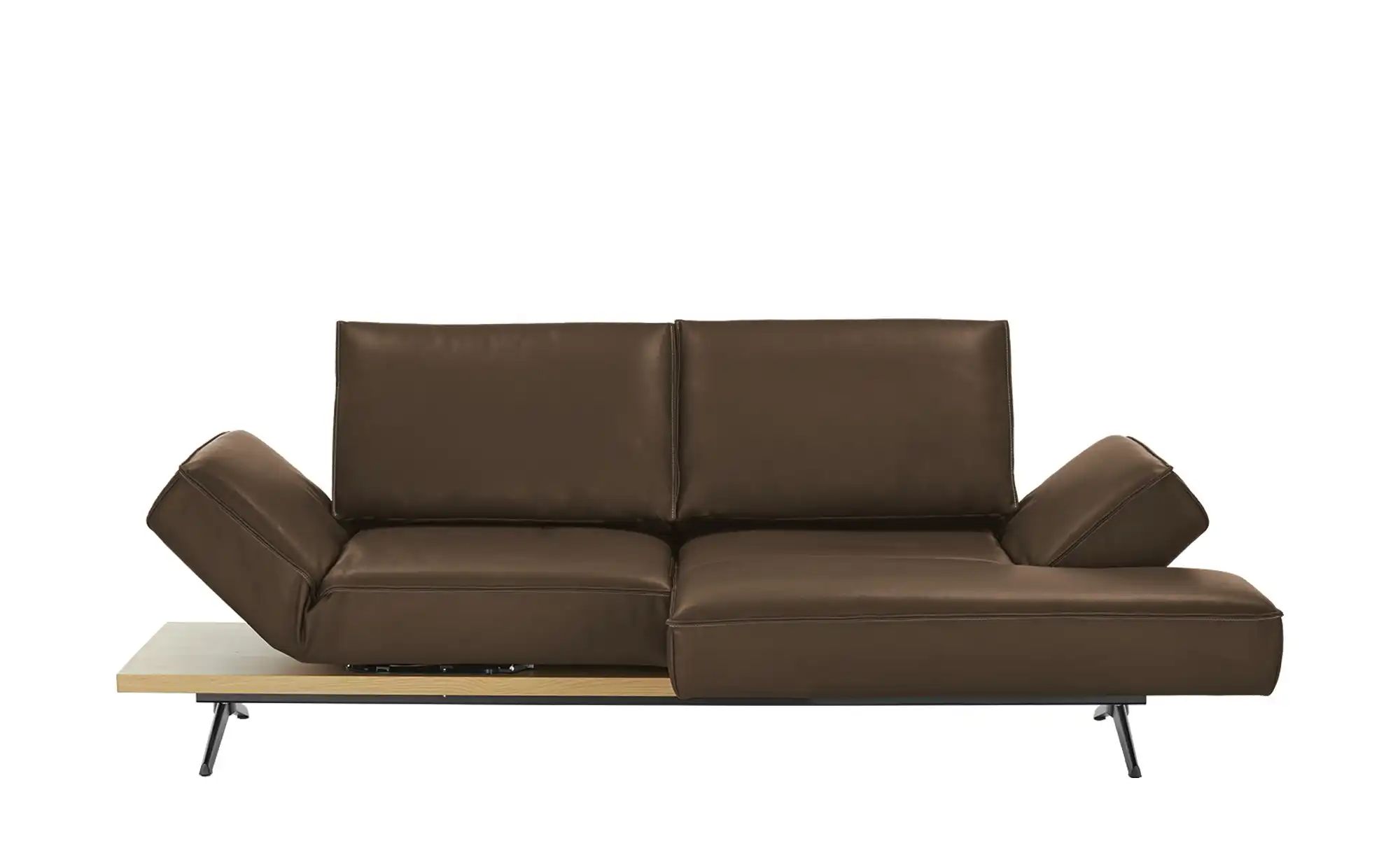 KOINOR Ecksofa Echtleder Phoenix ¦ braun ¦ Maße (cm): B: 240 H: 116 T: 132. günstig online kaufen