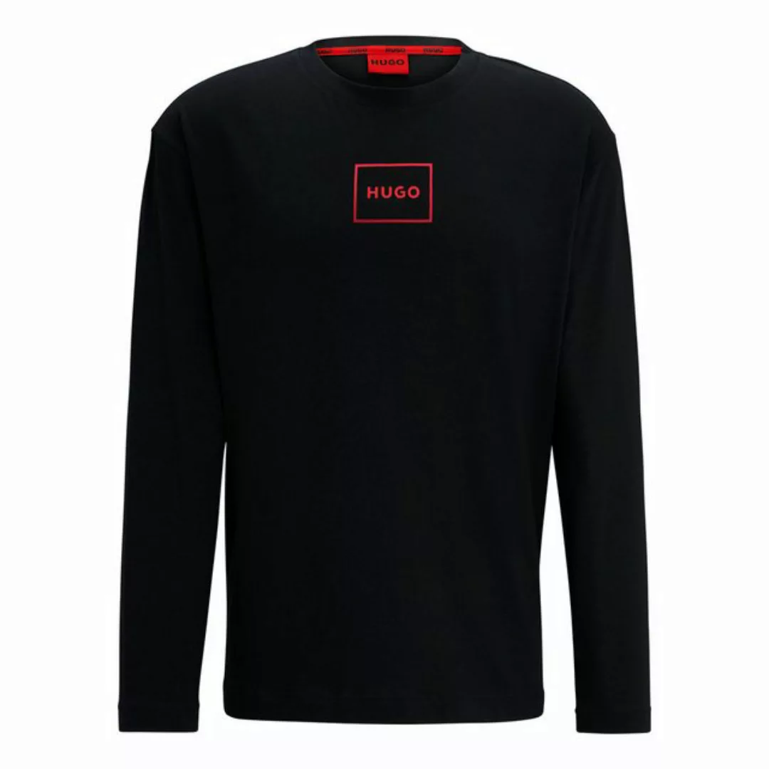 HUGO Langarmshirt Laze Longsleeve mit Logoprint günstig online kaufen