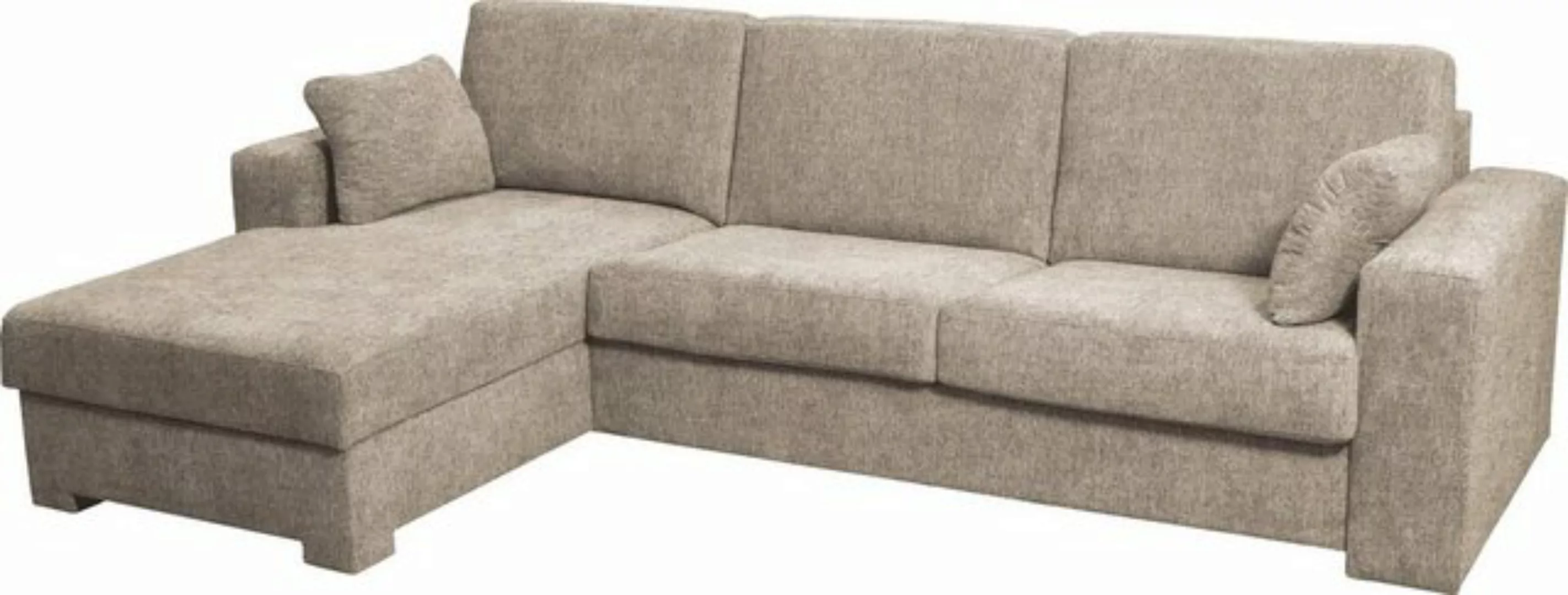 Home affaire Ecksofa "Roma "M" Matratzenhöhe 14 cm, Dauerschlaffunktion, mi günstig online kaufen