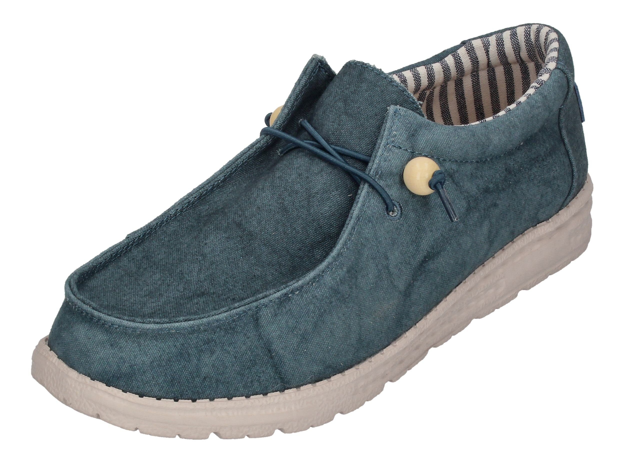 Natural World WALLABI 8250 Sneaker Petrolo günstig online kaufen