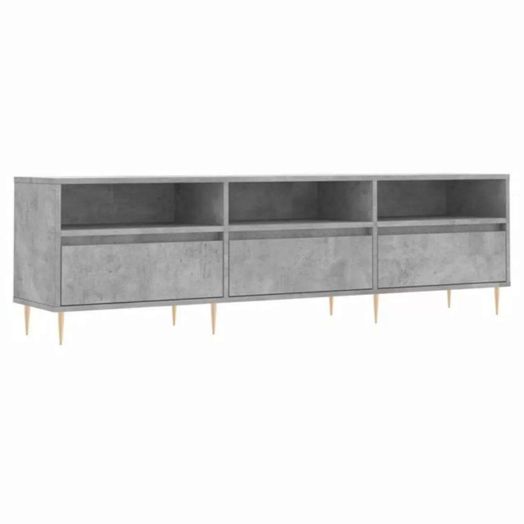 furnicato TV-Schrank Betongrau 150x30x44,5 cm Holzwerkstoff (1-St) günstig online kaufen