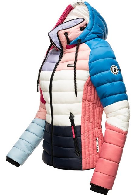 Navahoo Steppjacke Lulana Multikulti leichte Übergangsjacke mit Kapuze im C günstig online kaufen