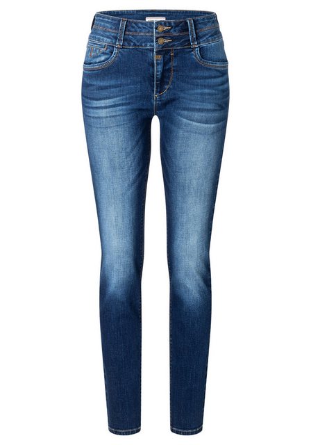 TIMEZONE Damen Jeans SLIM ENAYTZ WOMANSHAPE - Slim Fit - Blau - Grape Blue günstig online kaufen