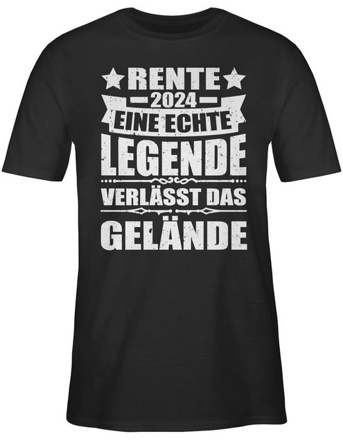 Shirtracer T-Shirt Rente 2024 eine echte Legende verlässt das Gelände Rentn günstig online kaufen