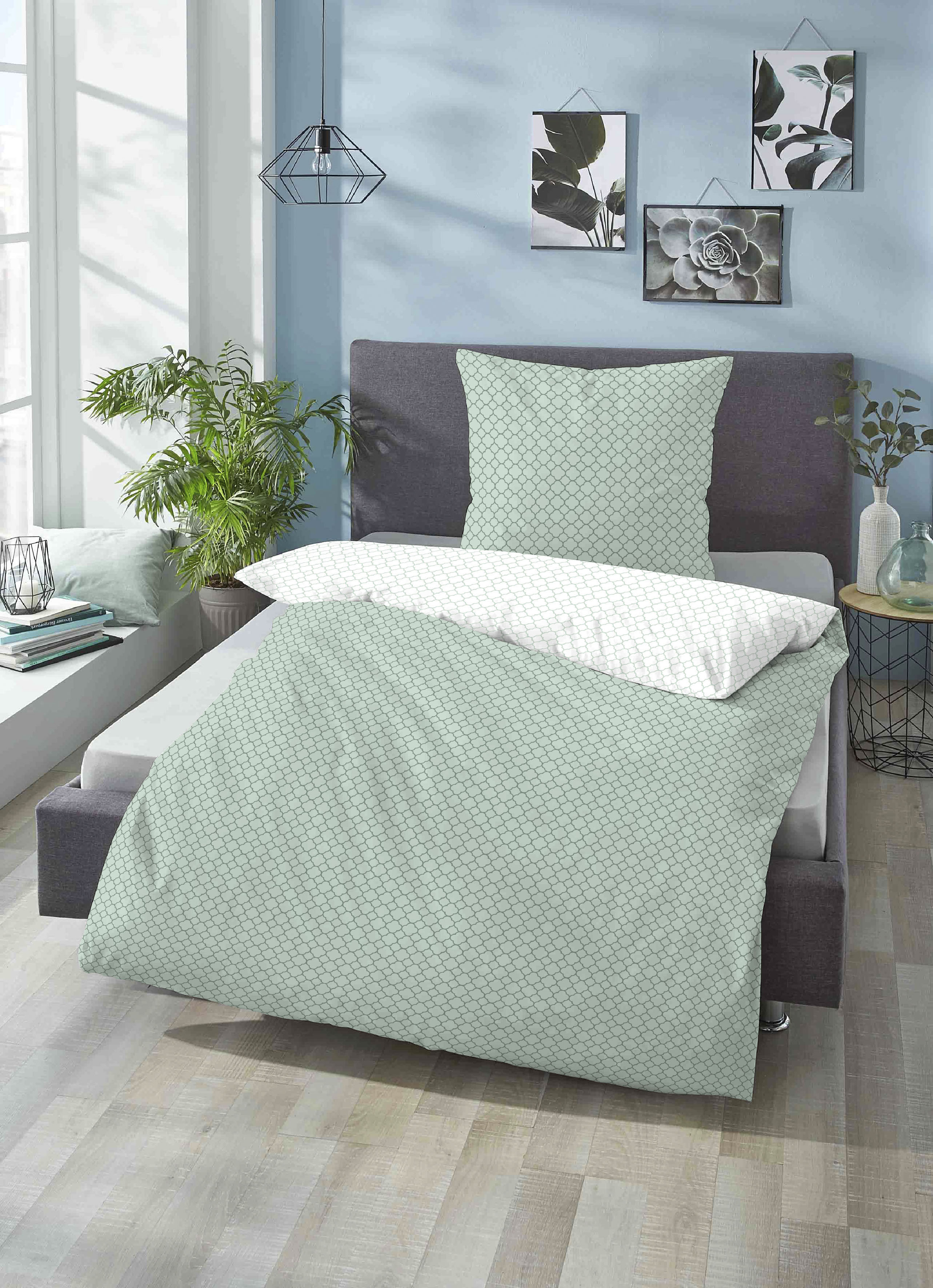 Biberna Wendebettwäsche »Combinate in Gr. 135x200, 155x220 oder 200x200 cm« günstig online kaufen