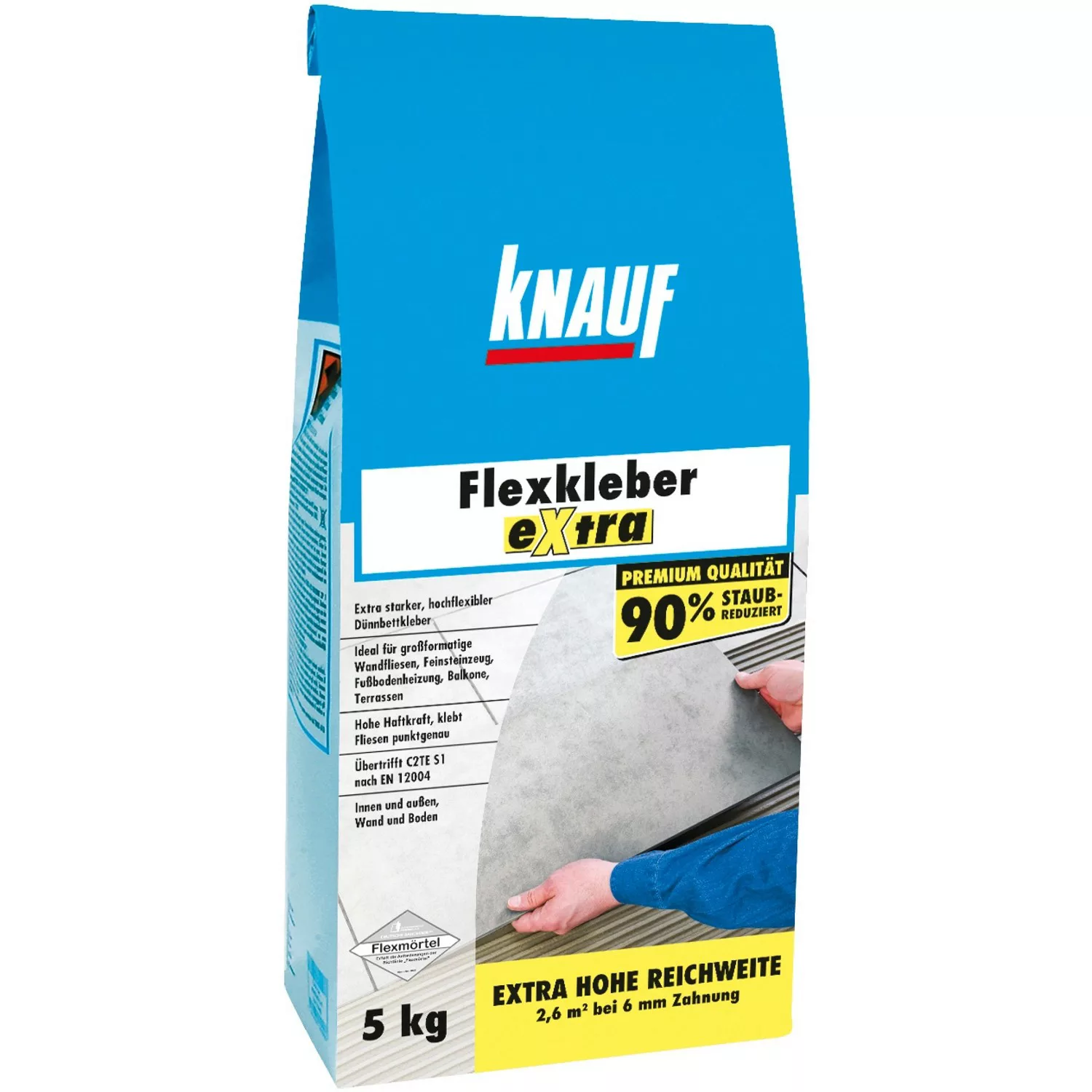 Knauf Flexkleber Extra Grau 5 kg günstig online kaufen