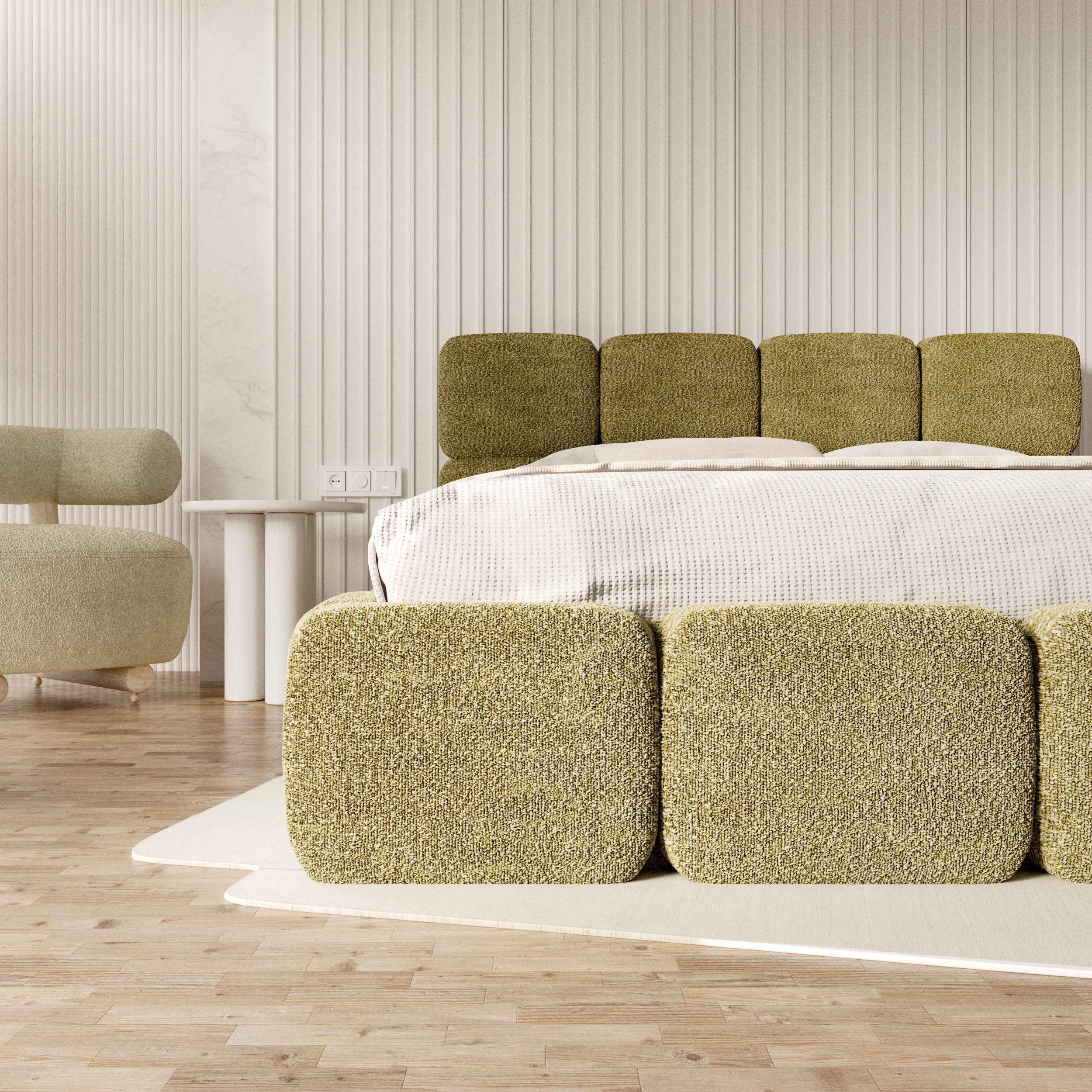 FDM Polsterbett CLOUDY Bettgestell Bett 140x200, günstig online kaufen