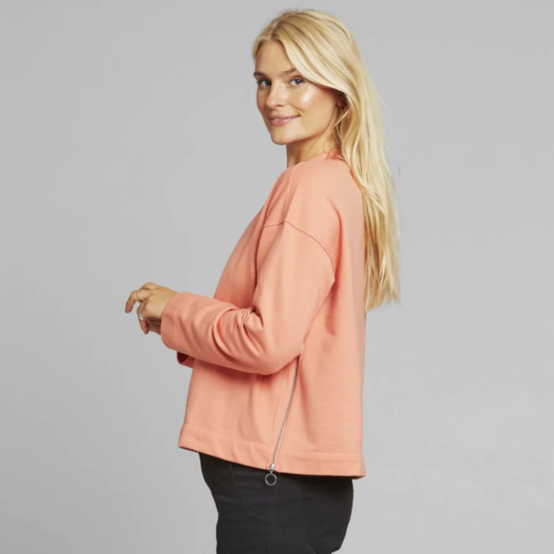 Sweater Aus Bio Baumwolle Mir Seitlichem Zipper - Lerdala günstig online kaufen