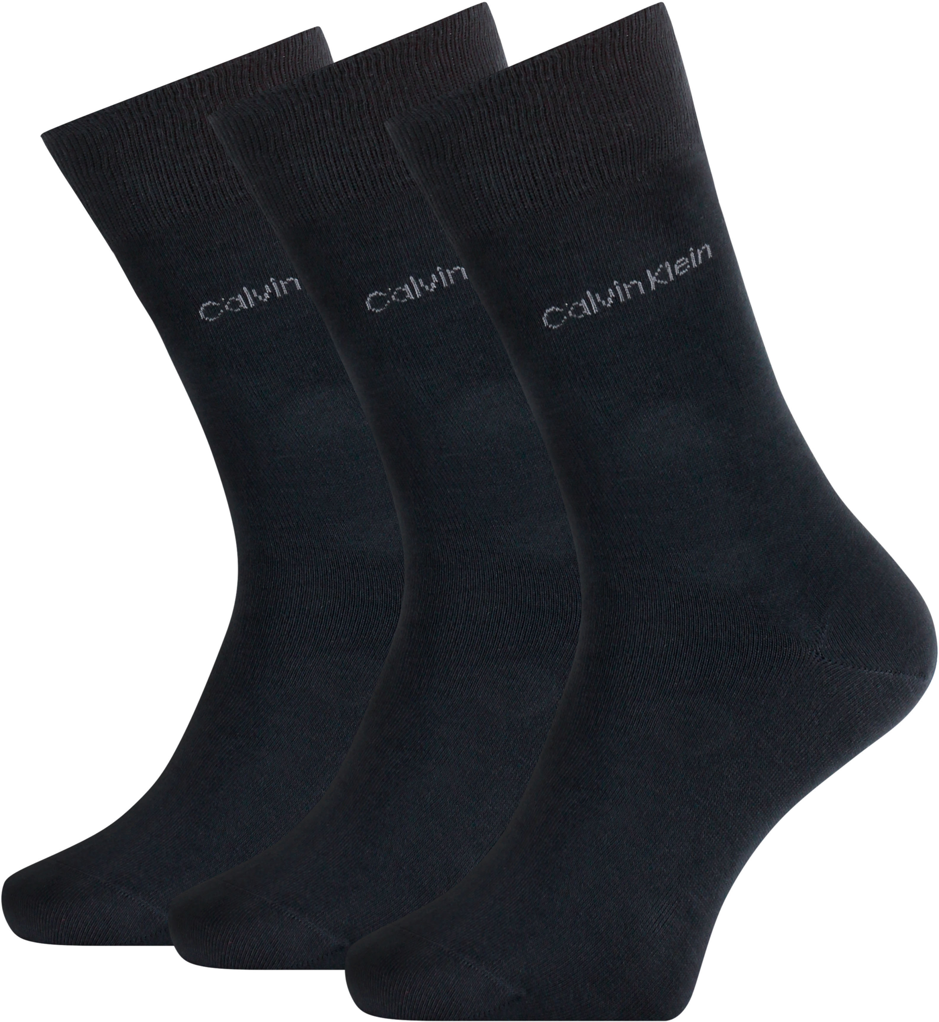 Calvin Klein Socken, (3 Paar), mit Markenschriftzug günstig online kaufen