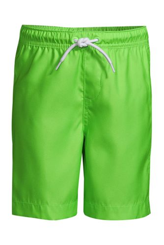 Badeshorts, Größe: 98/104, Grün, Polyester, by Lands' End, Grüner Gecko Neo günstig online kaufen