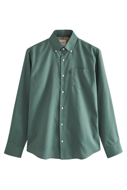 Next Businesshemd Bügelleichtes Slim Fit Button-down-Oxfordhemd (1-tlg) günstig online kaufen