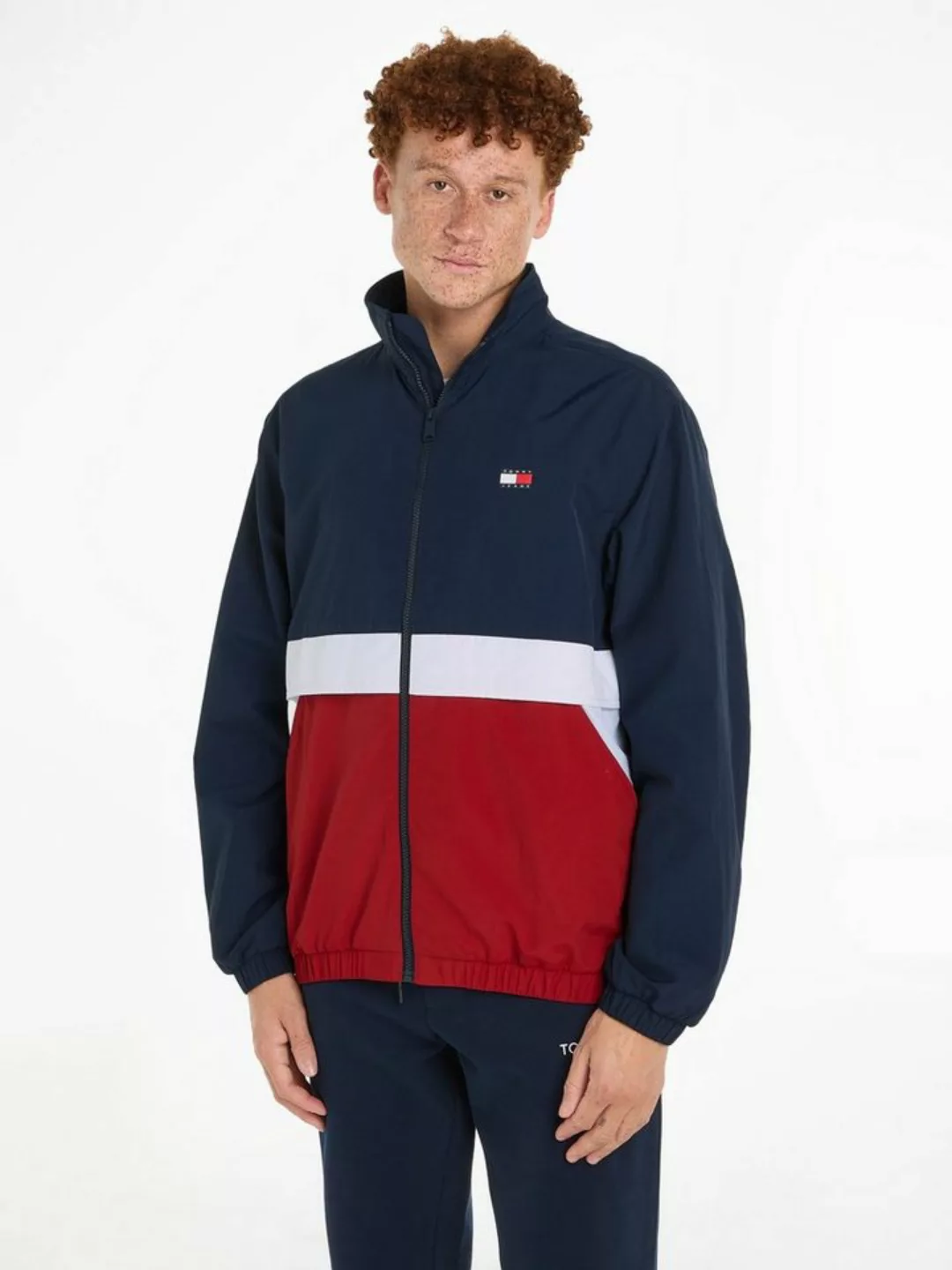 Tommy Jeans Anorak TJM ESSENTIAL COLORBLOCK JACKET mit hohem Stehkragen günstig online kaufen