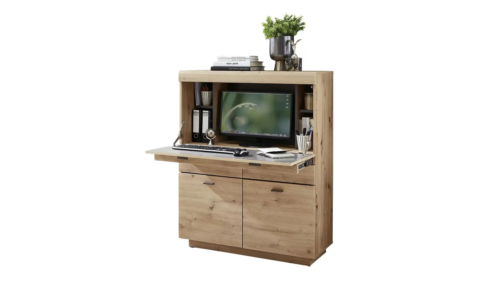 Home Office Sekretär MADERA von Wohn-Concept Artisan Eiche / Hirnholz günstig online kaufen