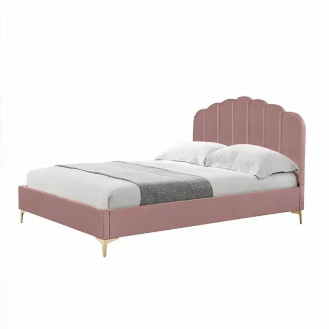 HTI-Living Bett Bett 140 x 200 cm Yoris Pink (1x Bett Yoris inkl. Lattenros günstig online kaufen