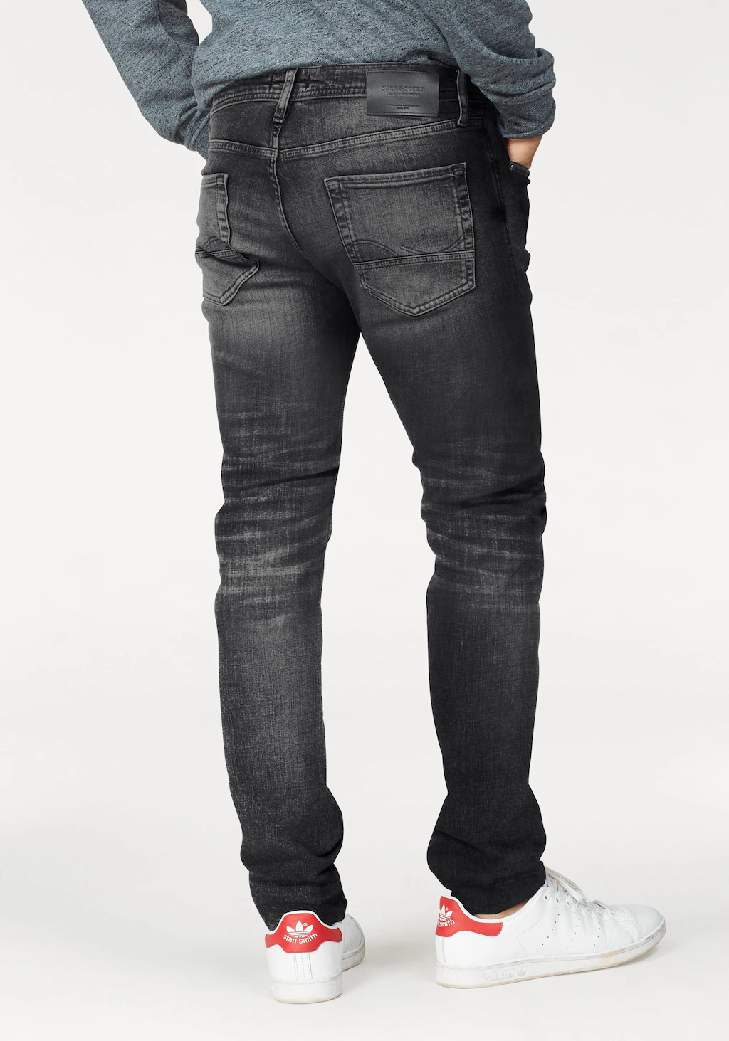 Jack & Jones Slim-fit-Jeans "JJIGLENN – Slim-Fit-Jeans mit niedriger Leibhö günstig online kaufen