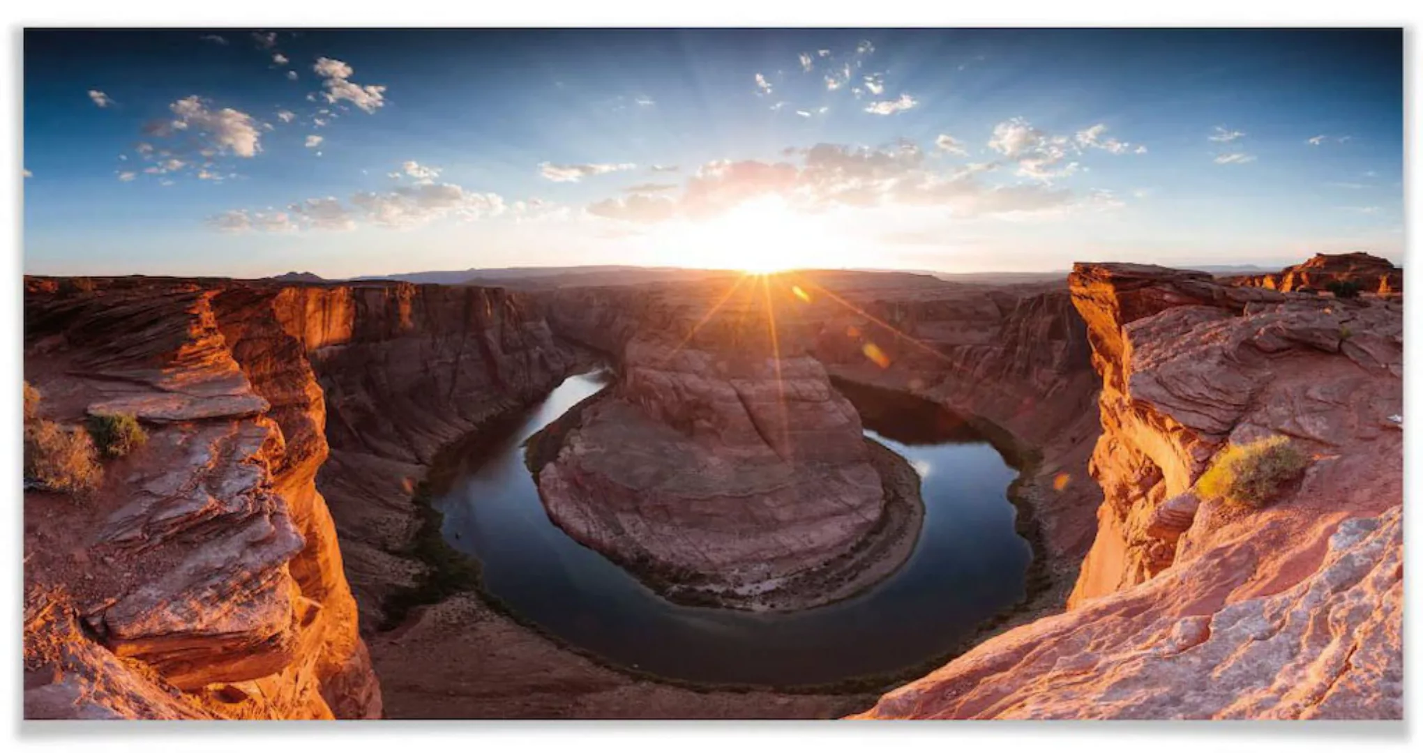 Wall-Art Poster »Horsebound Colorado River«, Landschaften, (1 St.), Poster günstig online kaufen