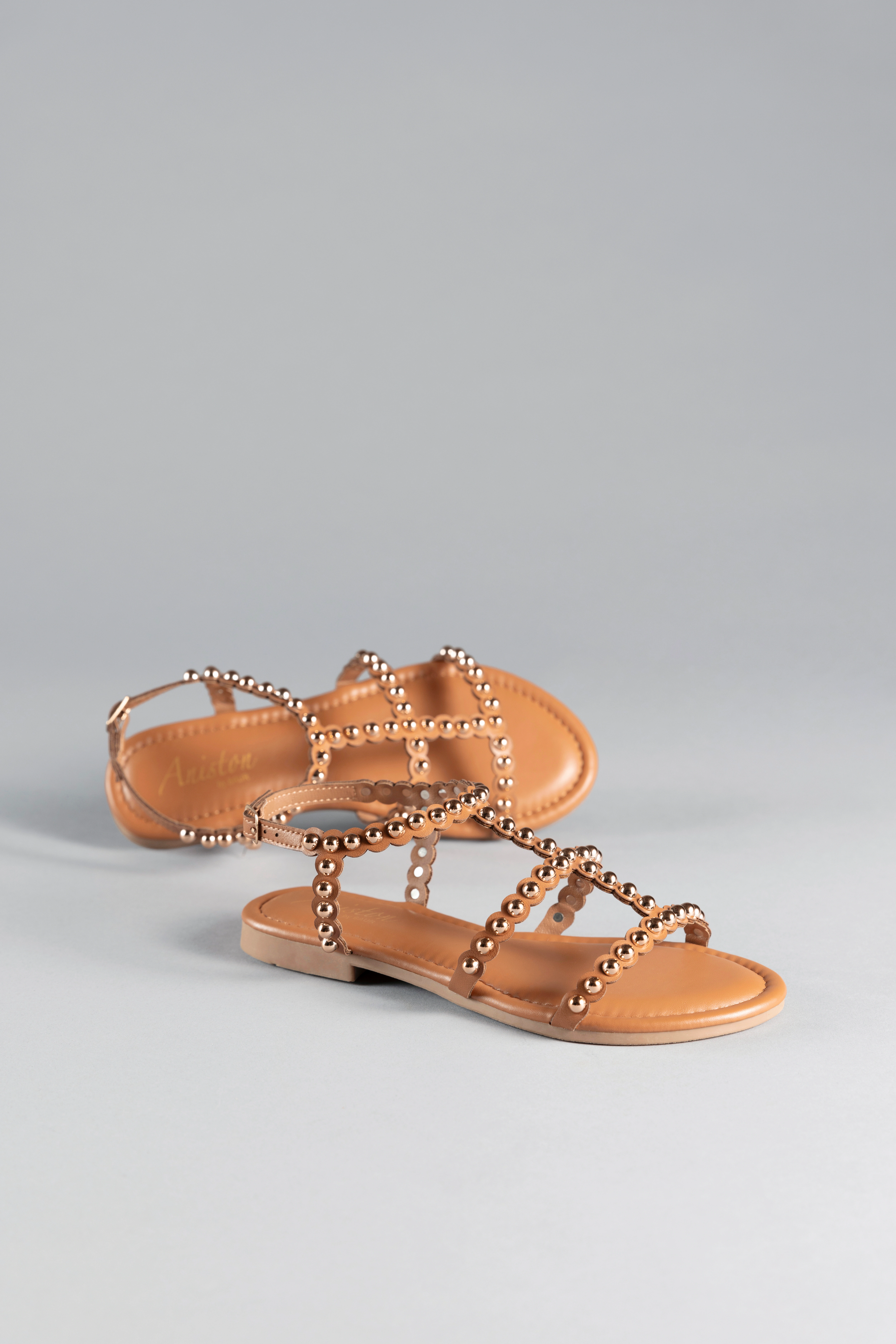 Aniston SHOES Riemchensandale, Sommerschuh, Sandale, Blockabsatz, Zierperle günstig online kaufen