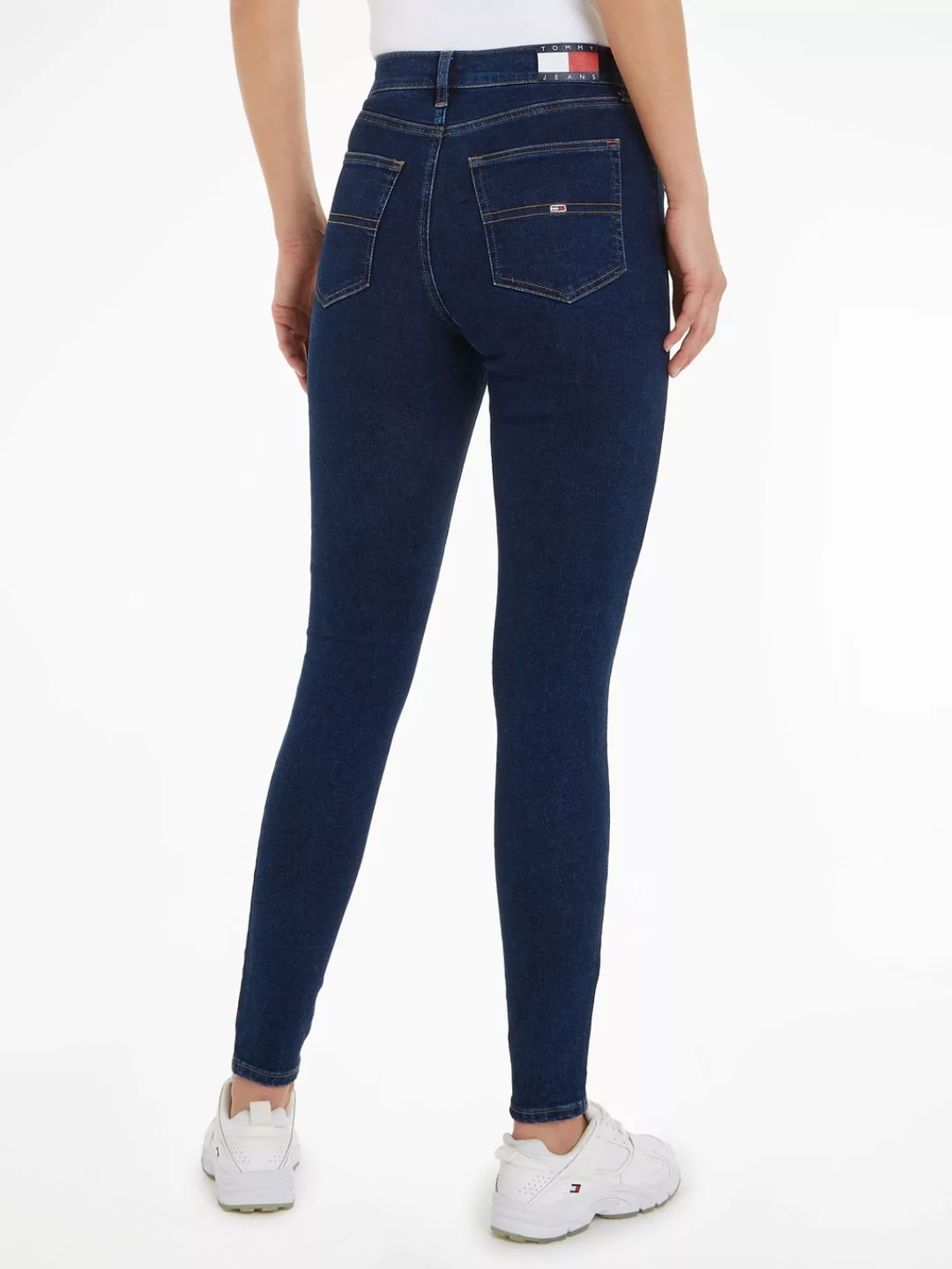 Tommy Jeans Bequeme Jeans Sylvia mit Ledermarkenlabel günstig online kaufen