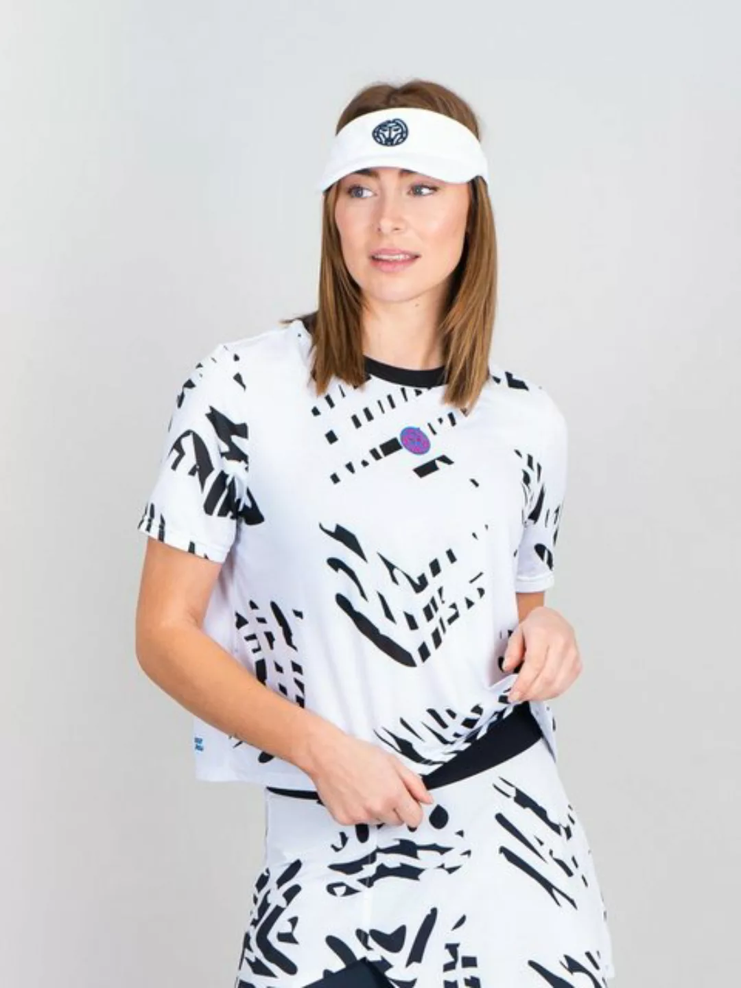BIDI BADU Tennisshirt Melbourne für Damen in weiß günstig online kaufen