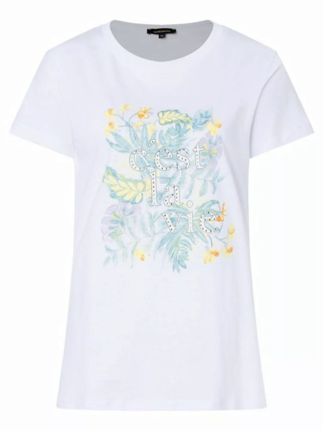 T-Shirt mit Frontprint, weiß, Sommer-Kollektion günstig online kaufen