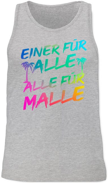 Shirtracer Tanktop Malle für Alle - Einer für alle Alle für Malle Sommerurl günstig online kaufen