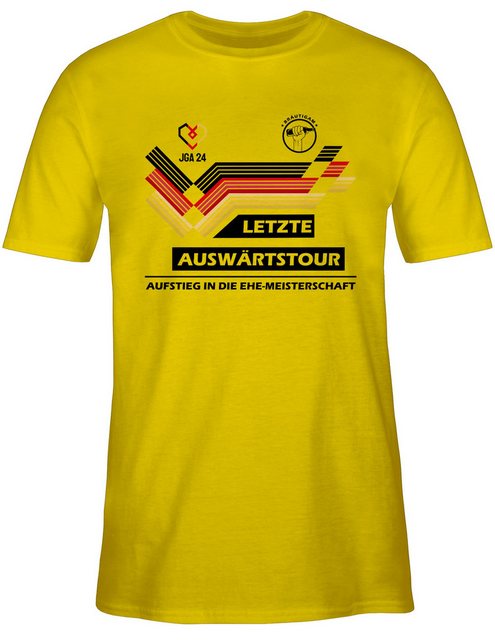 Shirtracer T-Shirt JGA Trikot, JGA Fußball, 2024 Bräutigam Letzte Auswärtst günstig online kaufen