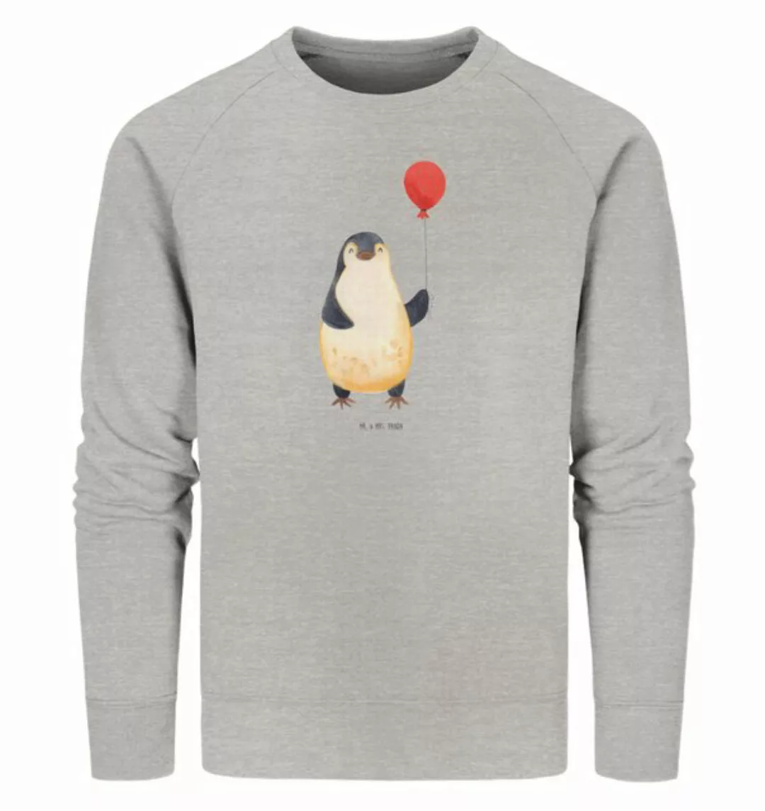 Mr. & Mrs. Panda Longpullover Größe XS Pinguin Luftballon - Heather Grey - günstig online kaufen