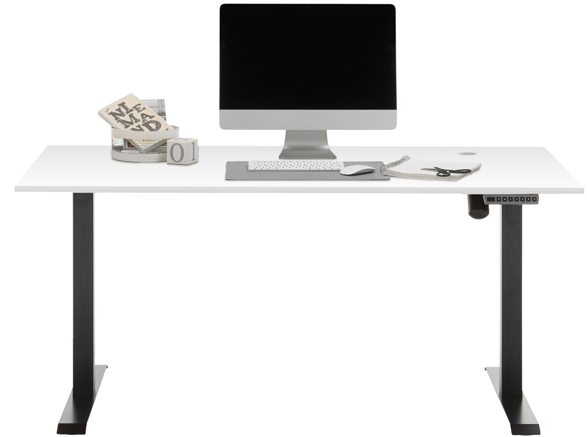 BEGA OFFICE Schreibtisch "Tim, elektrisch höhenverstellbarer Desk", mit Anz günstig online kaufen