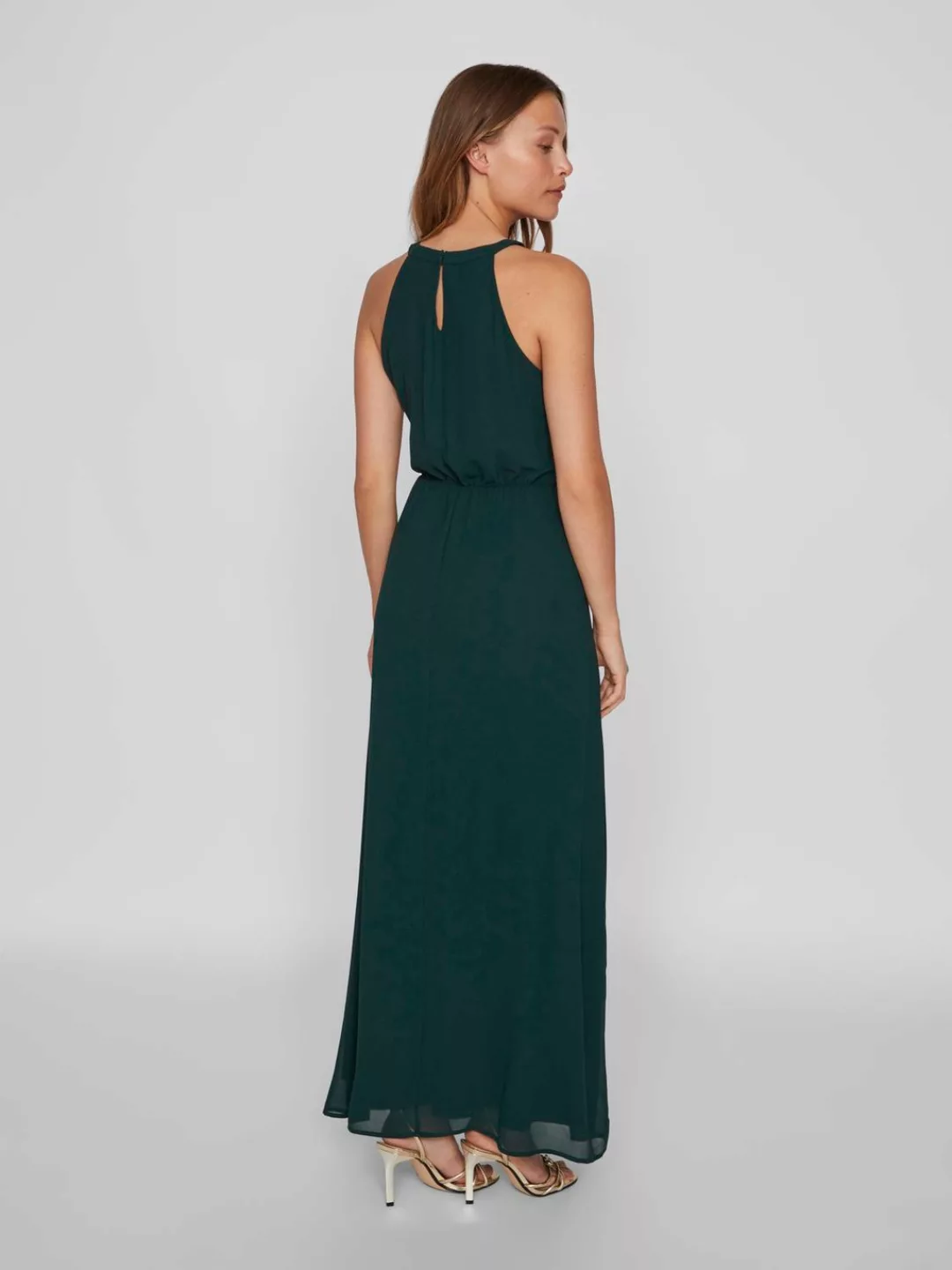 Vila Maxikleid "VIMILINA HALTERNECK MAXI DRESS - NOOS" günstig online kaufen