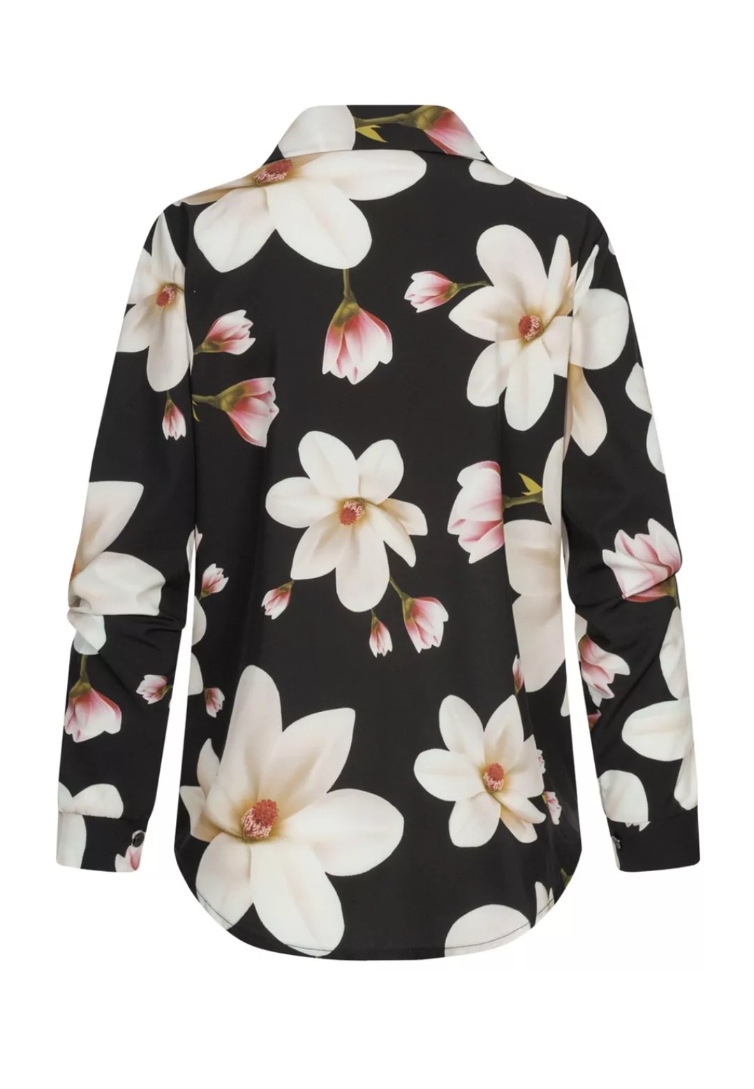 CLOUD 5IVE Langarmhemd "CLOUD 5IVE Langarm-Bluse mit Knopfleiste u. Blumenp günstig online kaufen