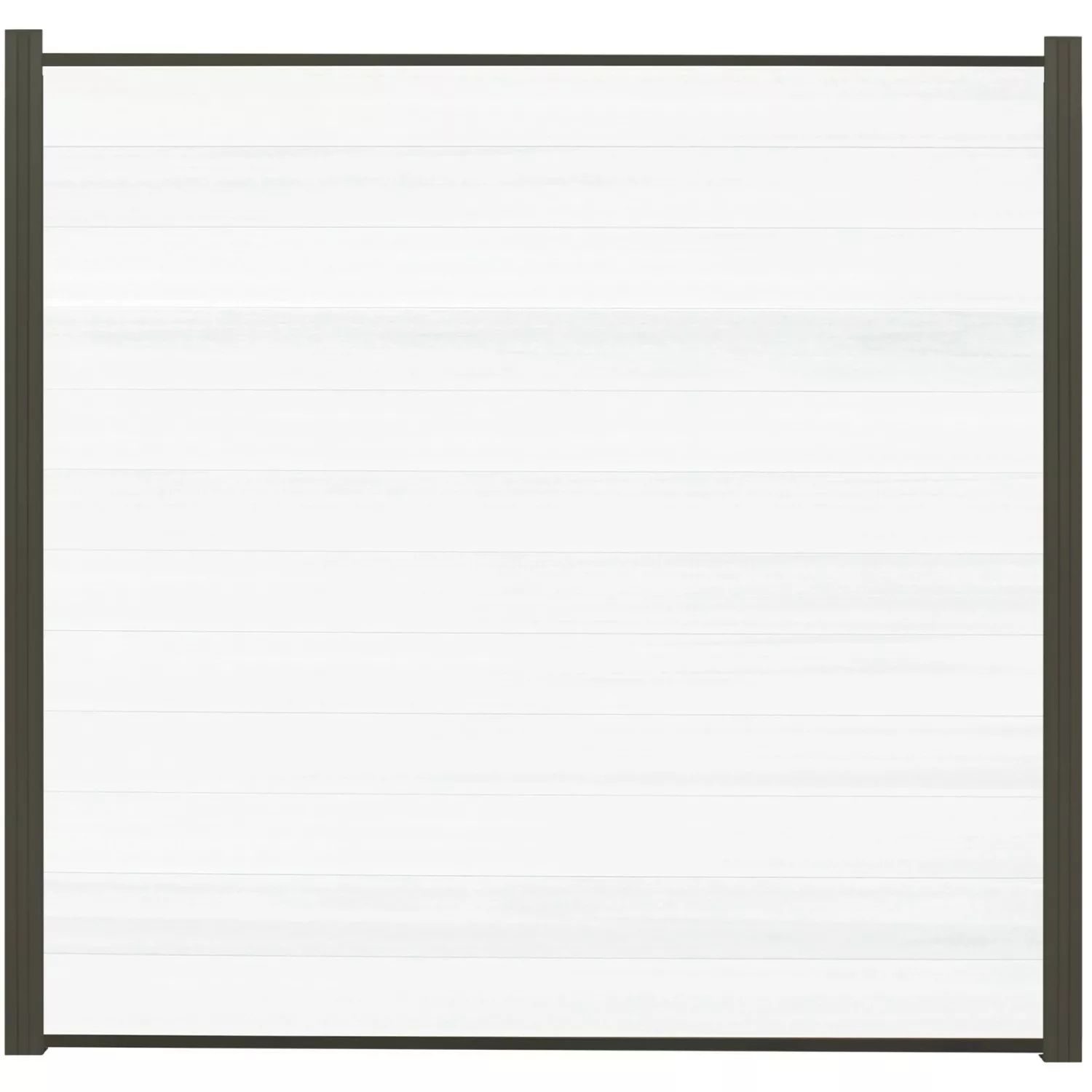 T & J Elskop-Serie Zaunset WPC-Steckzaunsystem Weiß 179 x 176 cm günstig online kaufen