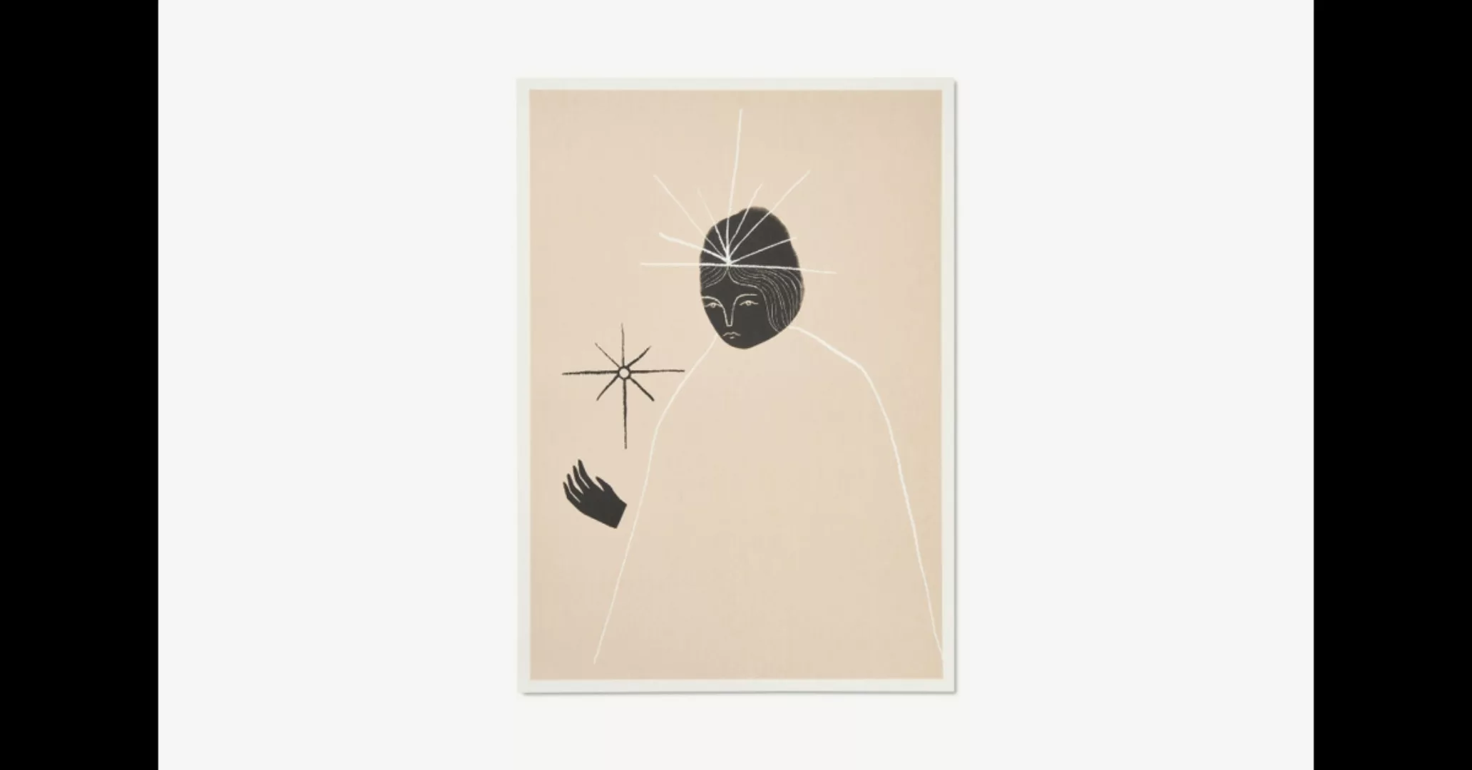 Paper Collective Ghost Queen Kunstdruck von Kit Agar (50 x 70 cm) - MADE.co günstig online kaufen