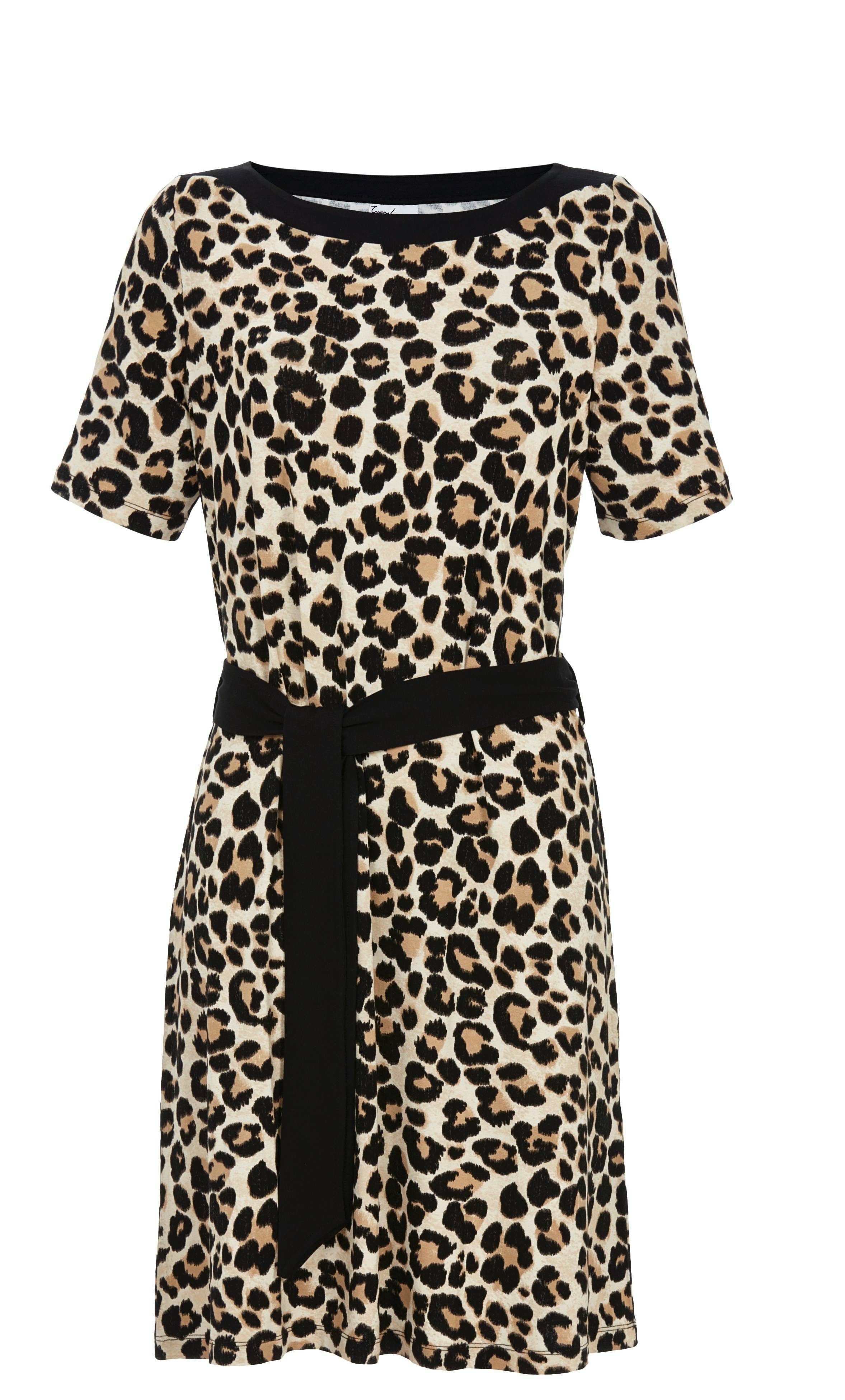 Ringella Sommerkleid mit Animal-Print und Bindegürtel günstig online kaufen