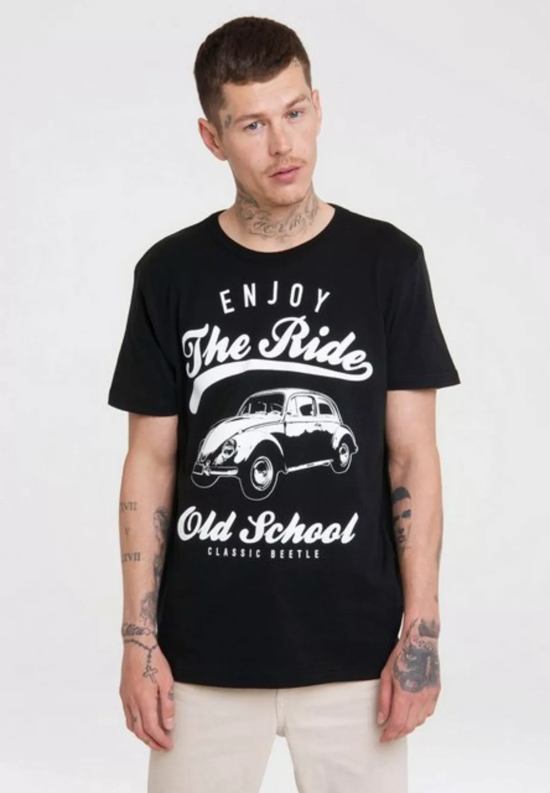 LOGOSHIRT T-Shirt Volkswagen mit lizenziertem Originaldesign günstig online kaufen