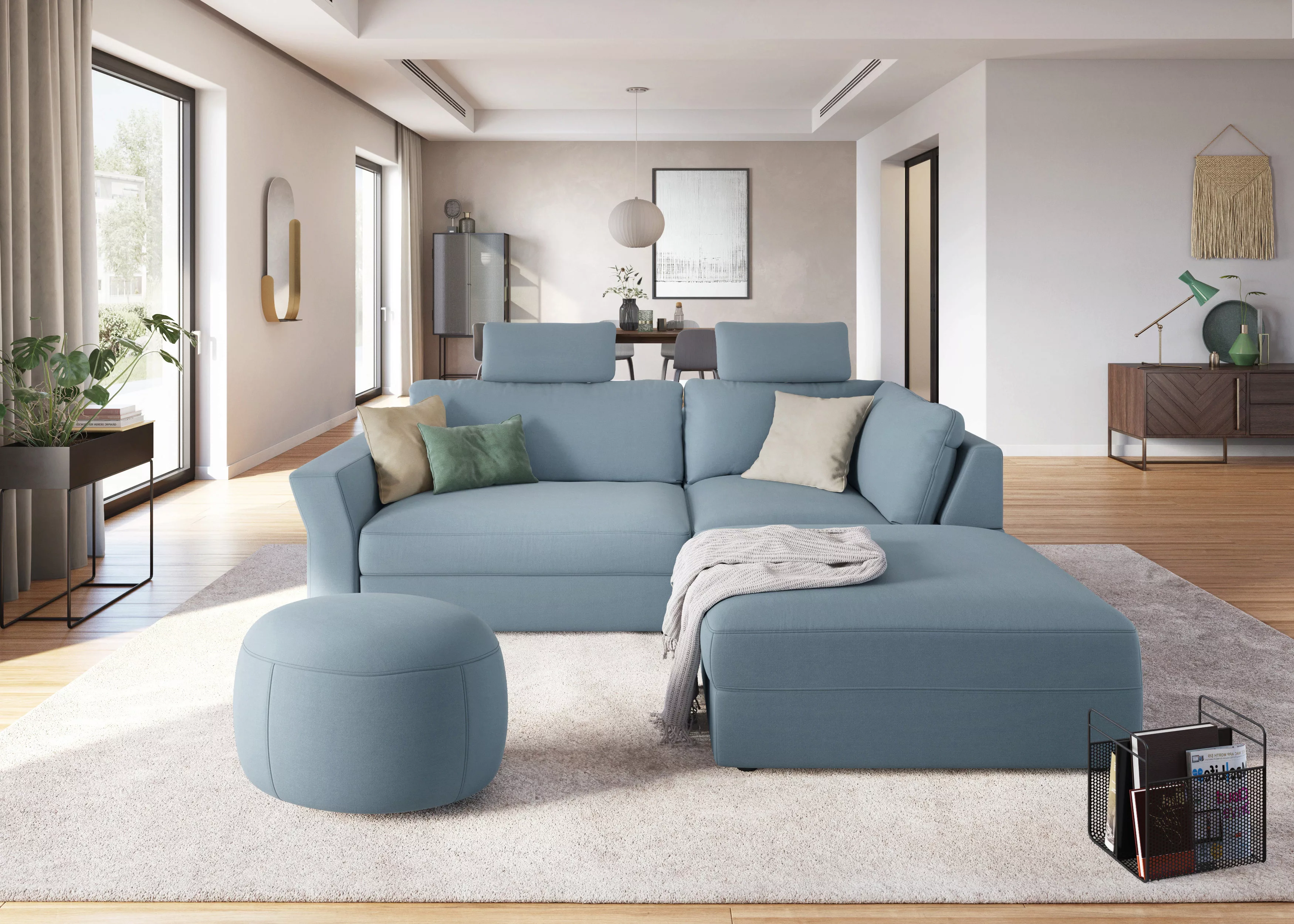 sit&more Ecksofa "Cadabra L-Form", Breite 243 cm, inklusive Sitztiefenverst günstig online kaufen