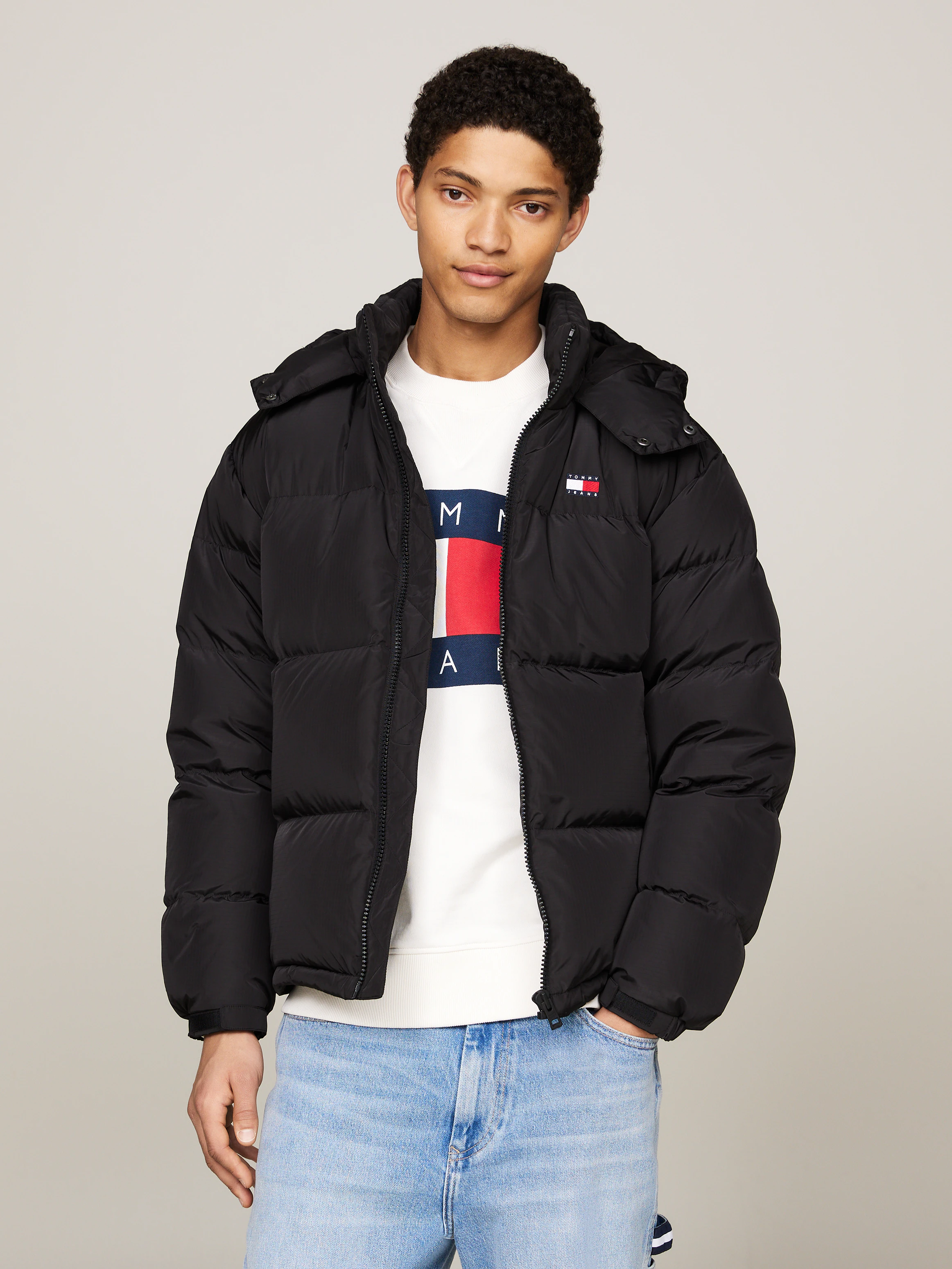 Tommy Jeans Steppjacke "TJM ALASKA PUFFER EXT", mit Kapuze günstig online kaufen