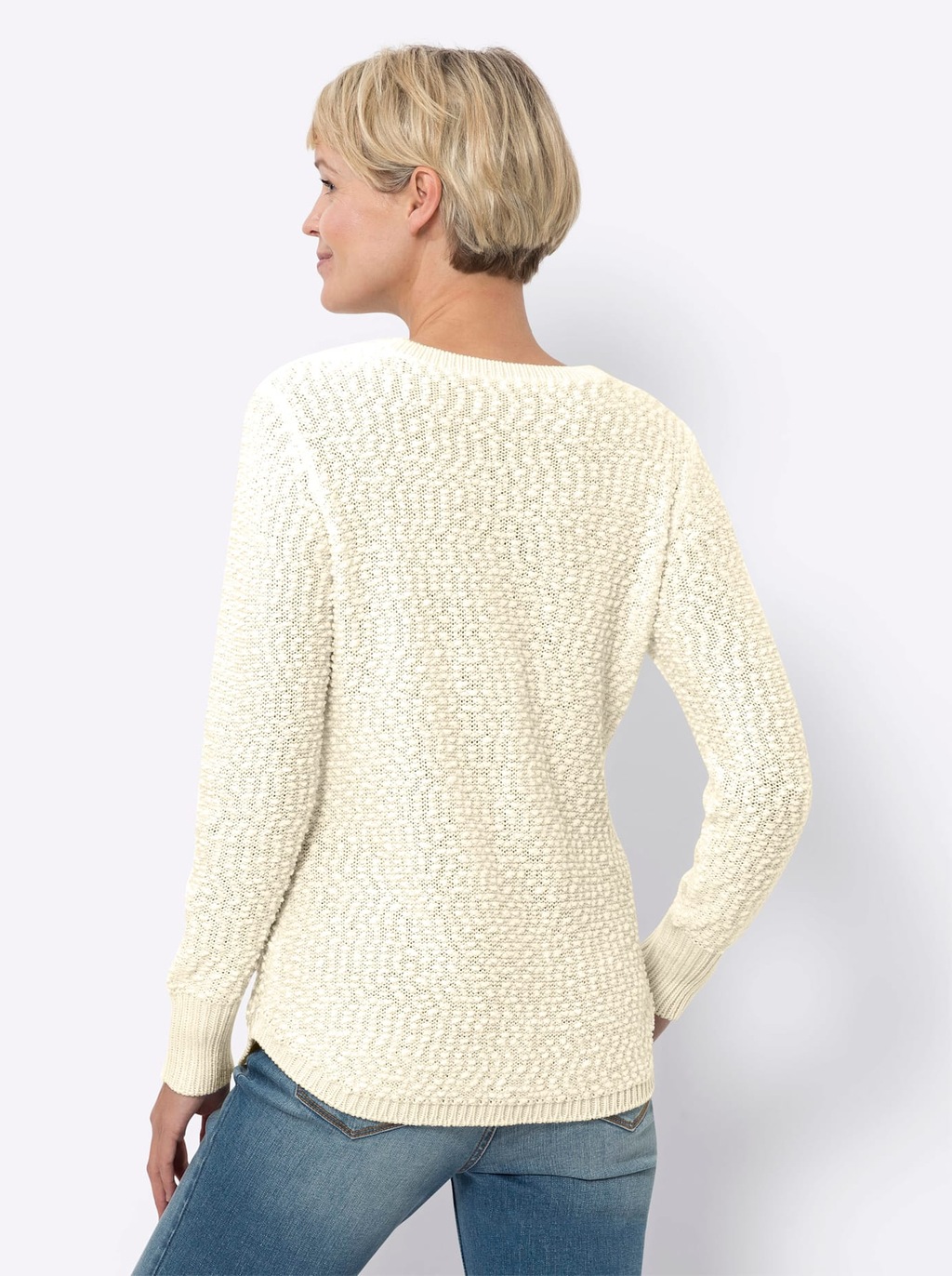 Classic Basics Rundhalspullover "Langarm-Pullover" günstig online kaufen