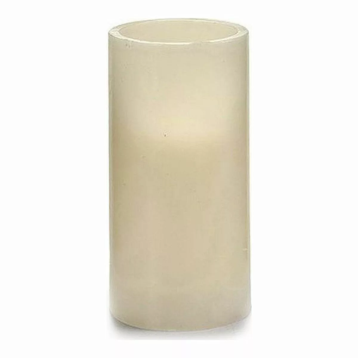 Led Kerze Kunststoff Creme (7,5 X 15 X 7,5) Led günstig online kaufen