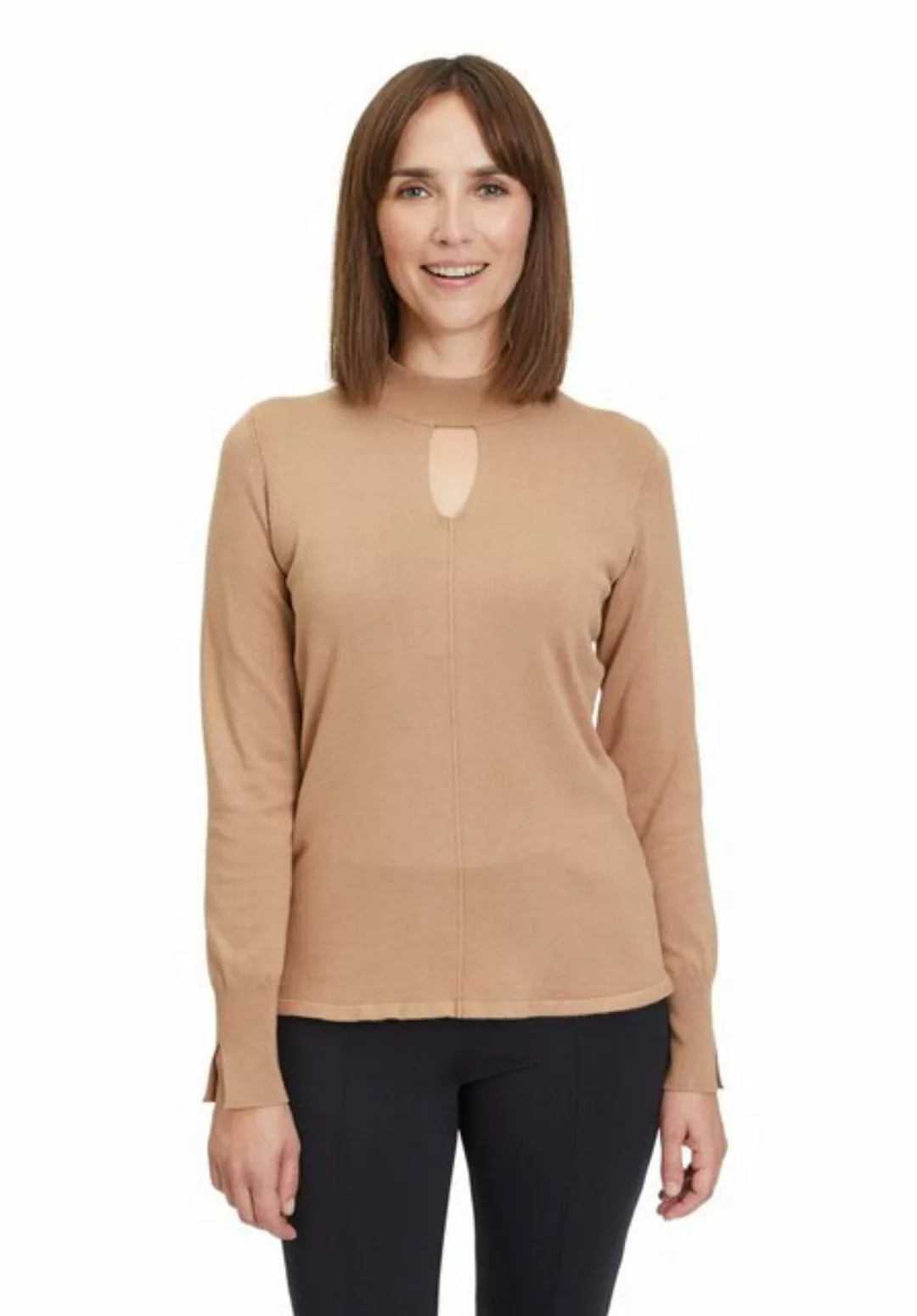 Betty Barclay Strickpullover langarm (1-tlg) Schlitz günstig online kaufen