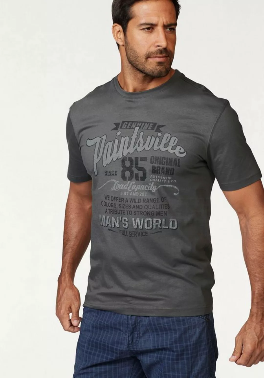 Man's World T-Shirt mit Print günstig online kaufen