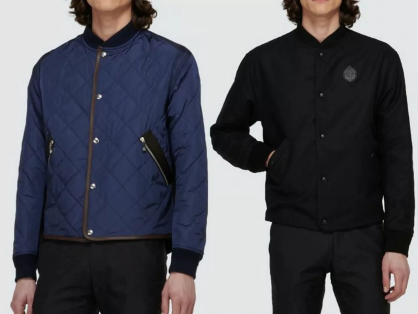 Berluti Winterjacke BERLUTI Reversible Quilted Bomber Jacket Blouson Wendej günstig online kaufen