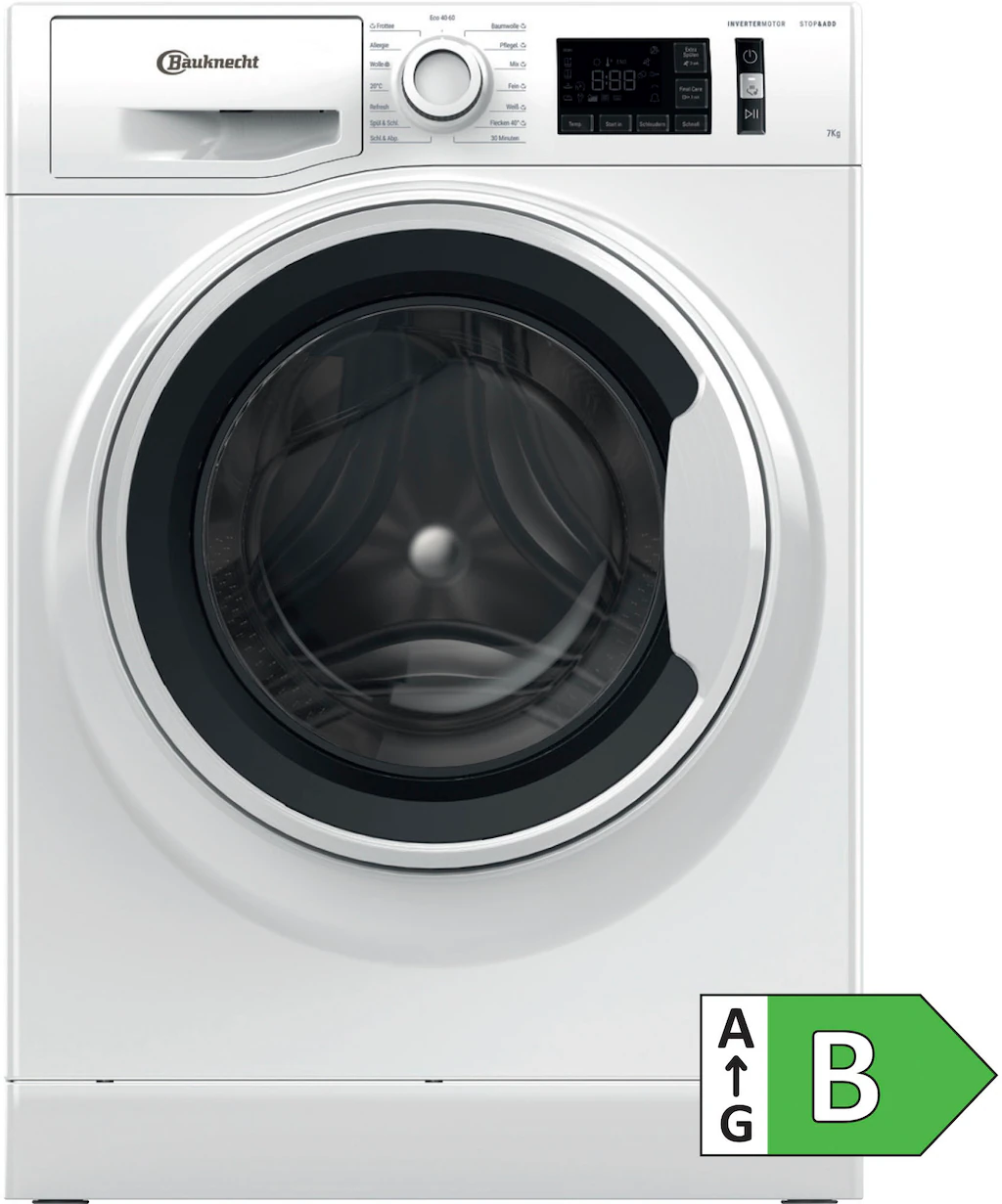 BAUKNECHT Waschmaschine »W Active 711 B«, W Active 711 B, 7 kg, 1400 U/min günstig online kaufen