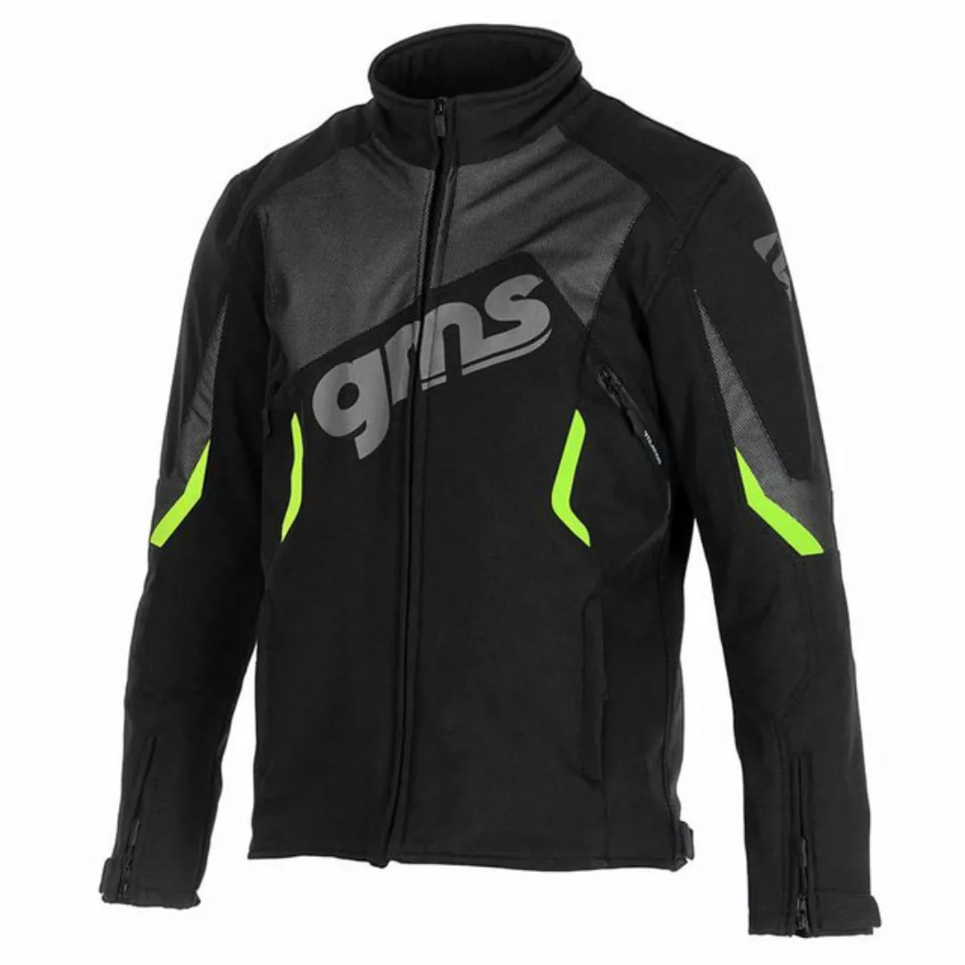 gms Motorradjacke GMS Softshelljacke Arrow - schwarz-grün L günstig online kaufen