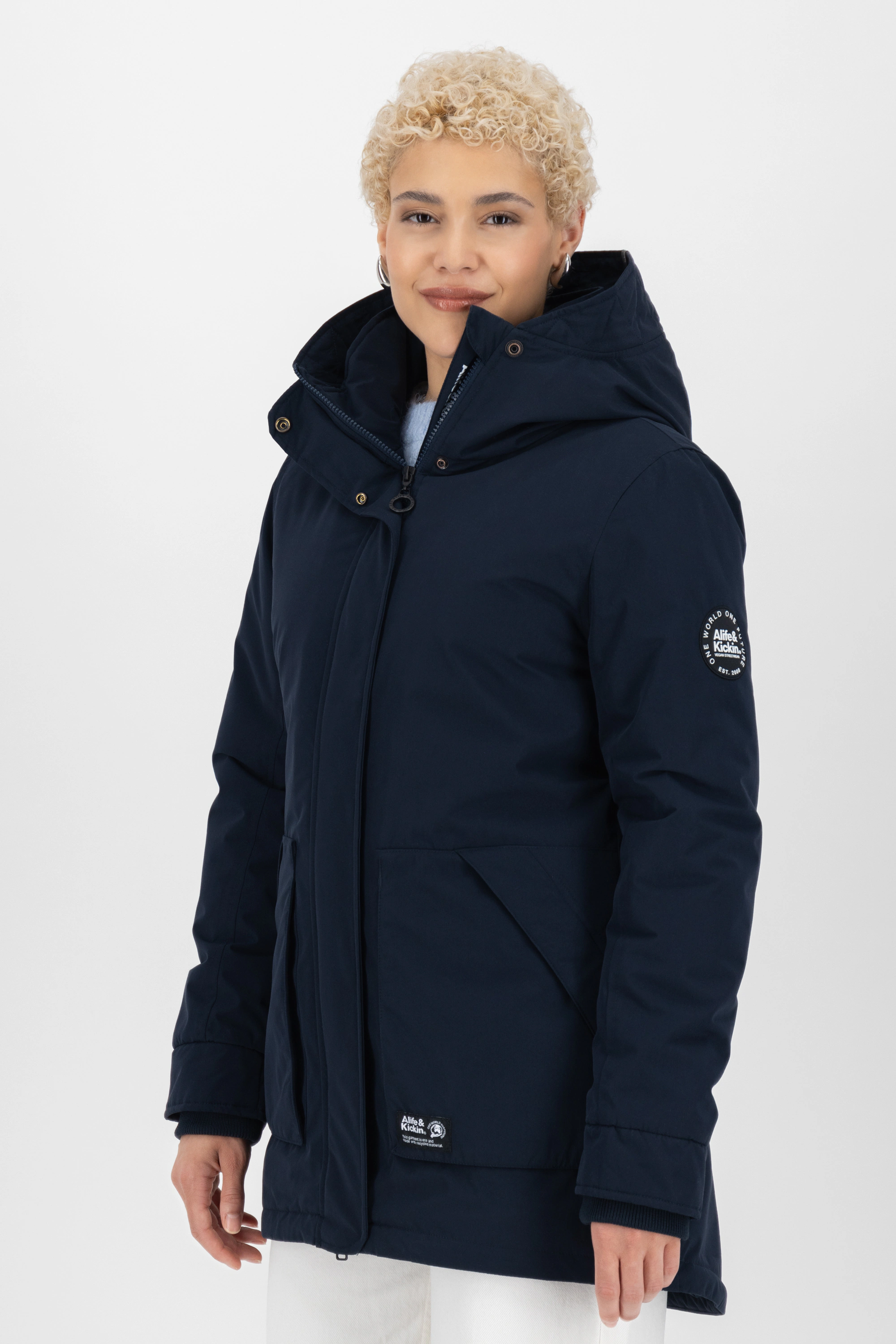 Alife & Kickin Winterjacke "FloraAK A Parka Damen" günstig online kaufen