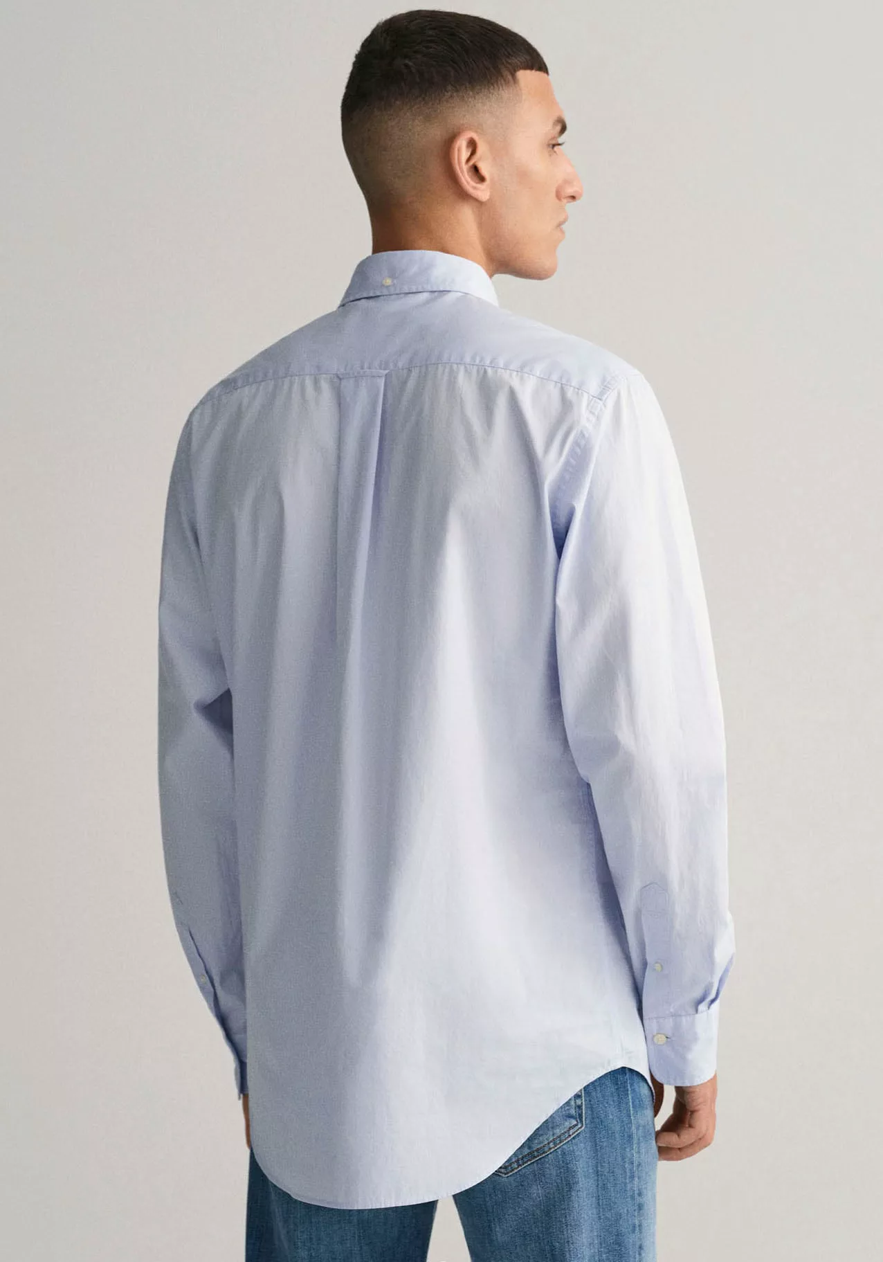 Gant Langarmhemd Regular Fit Popeline Hemd leicht strapazierfähig pflegelei günstig online kaufen