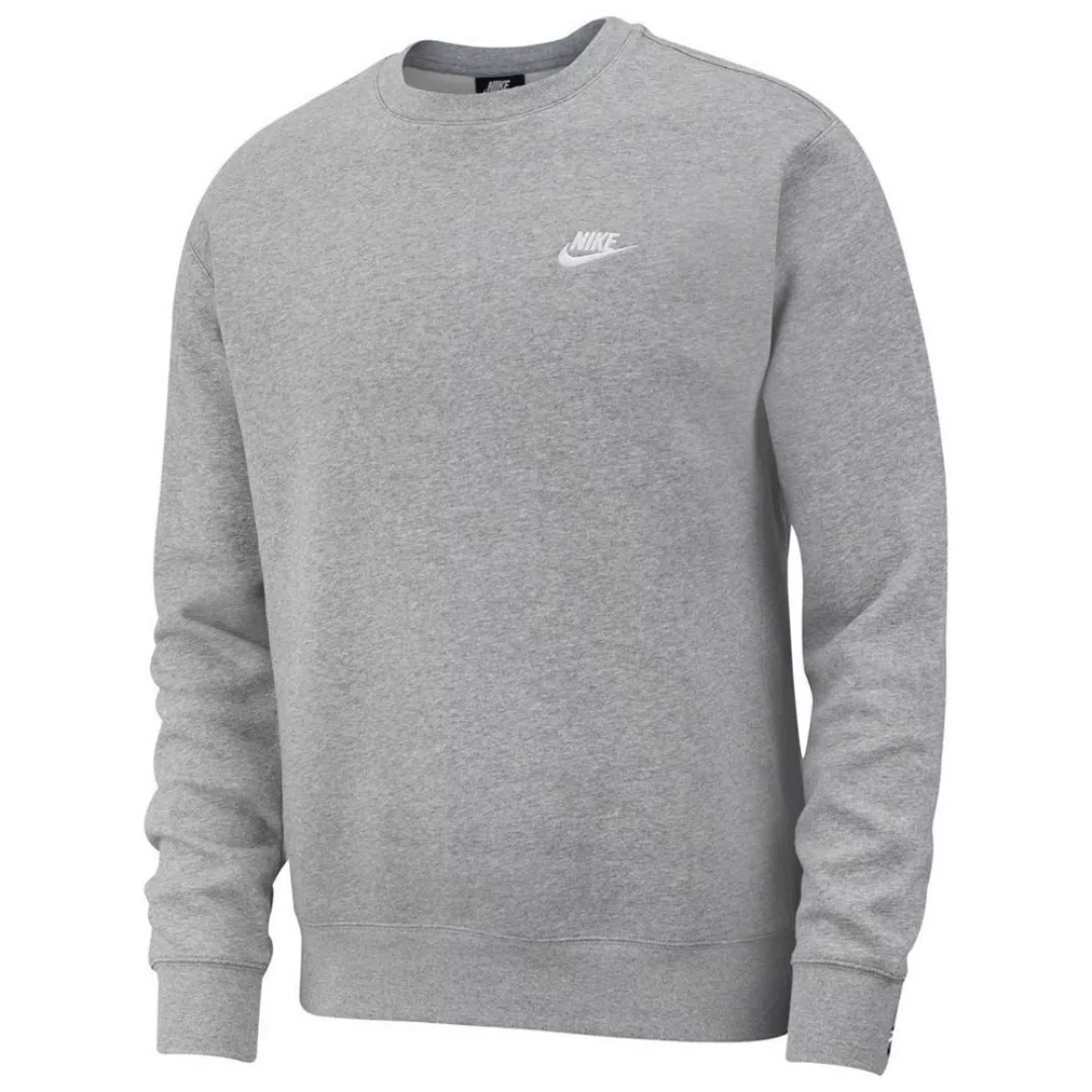 Nike Sportswear Club Crew Sweatshirt XS Dark Grey Heather / White günstig online kaufen