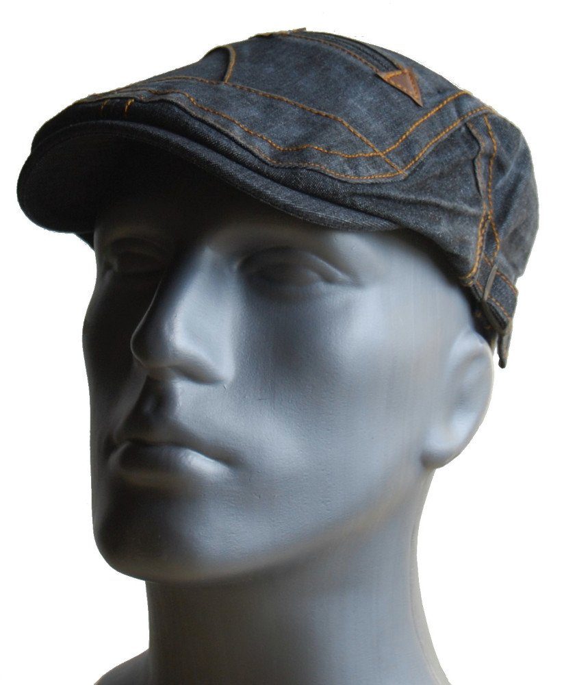 Cool4 Flat Cap Schiebermütze DENIM Jeans günstig online kaufen